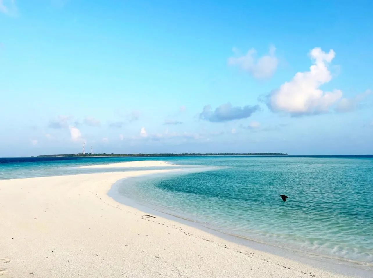 Beach in Atholhu Residence