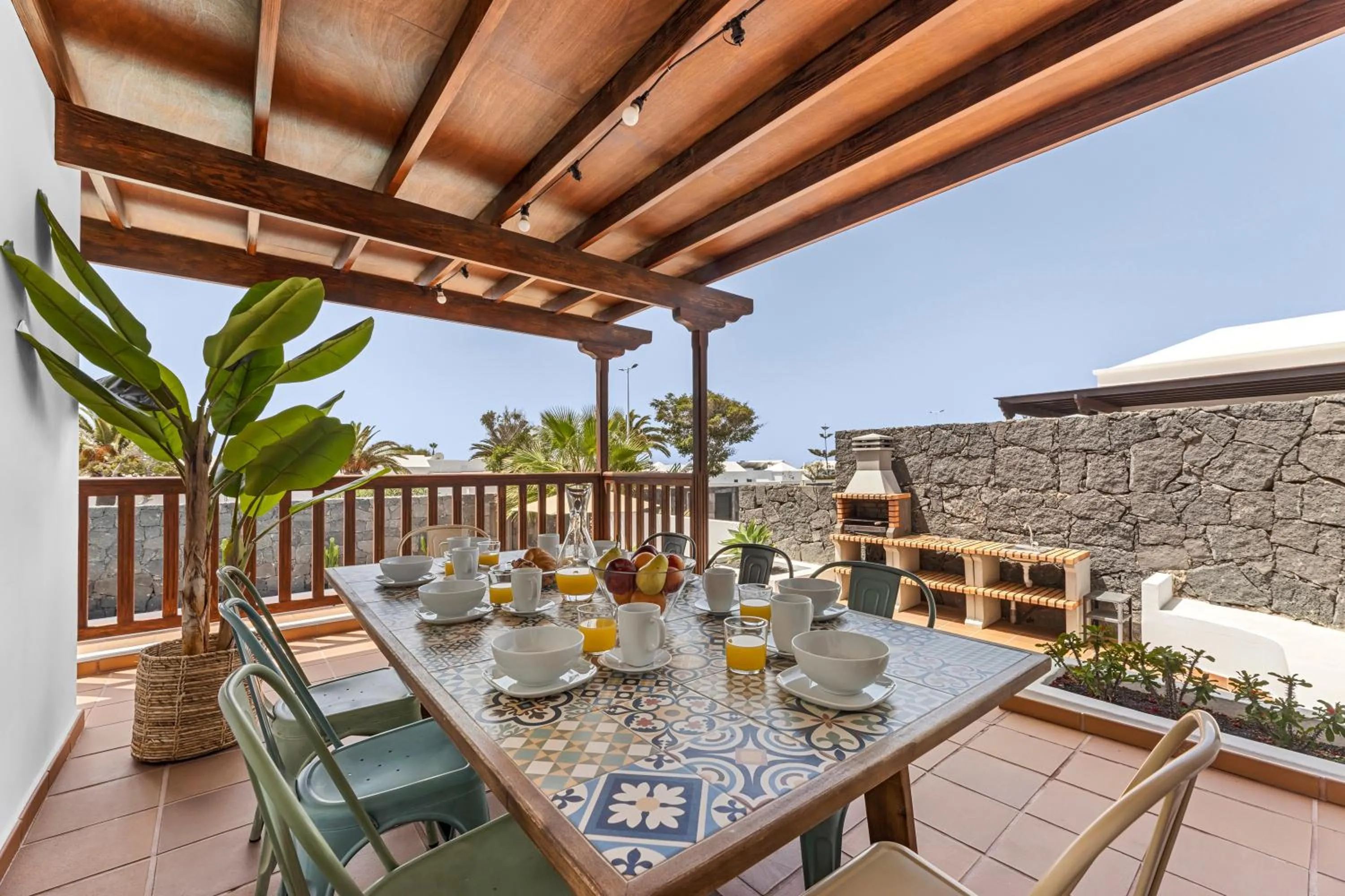 BBQ facilities in Villa Rosa by Villalia