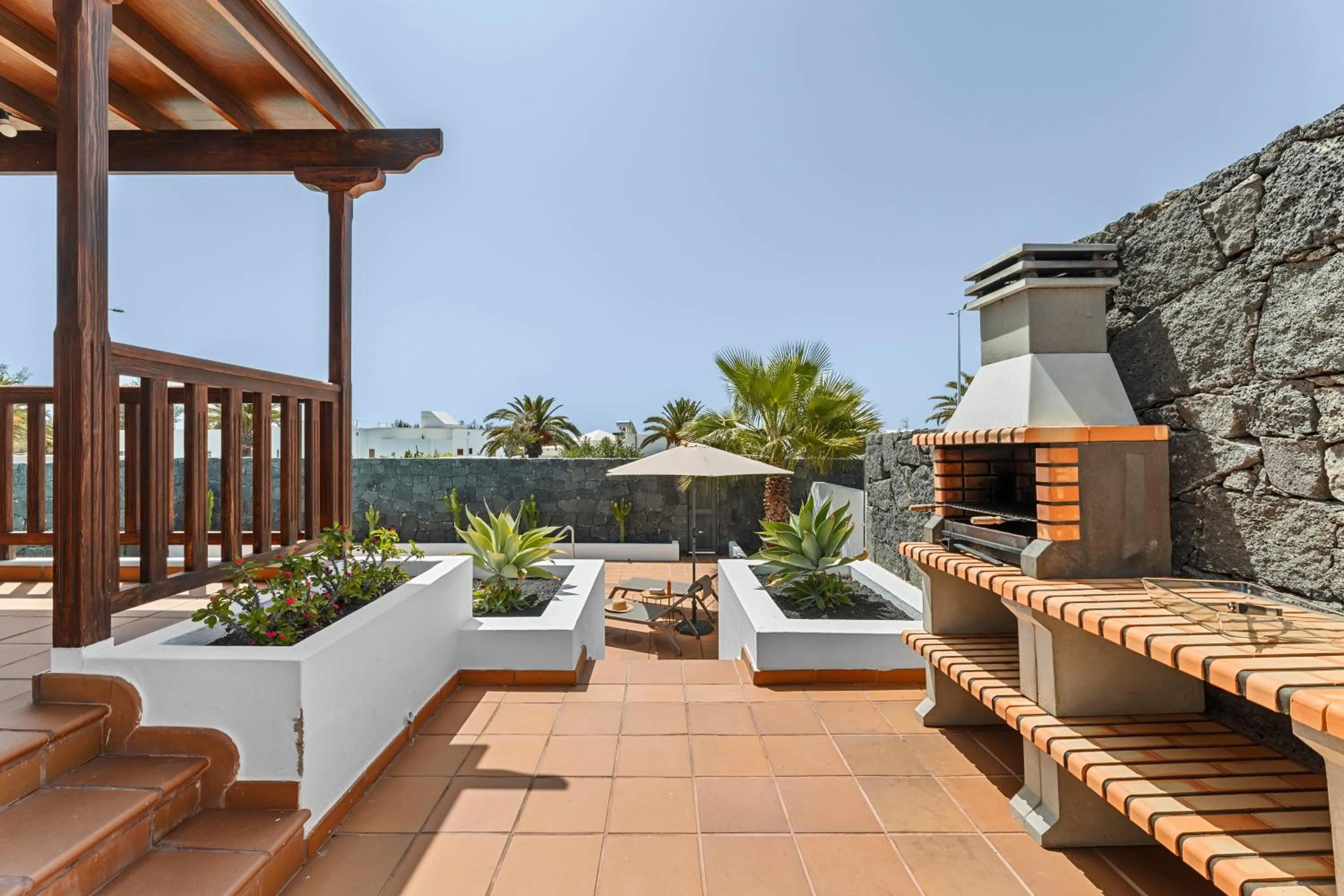 BBQ facilities in Villa Rosa by Villalia