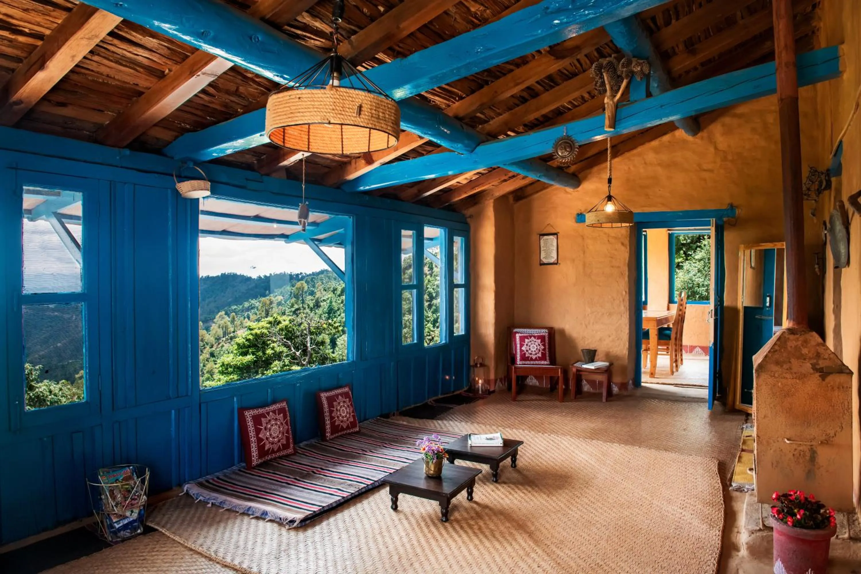 Living room in Kot Kailash Kumaon