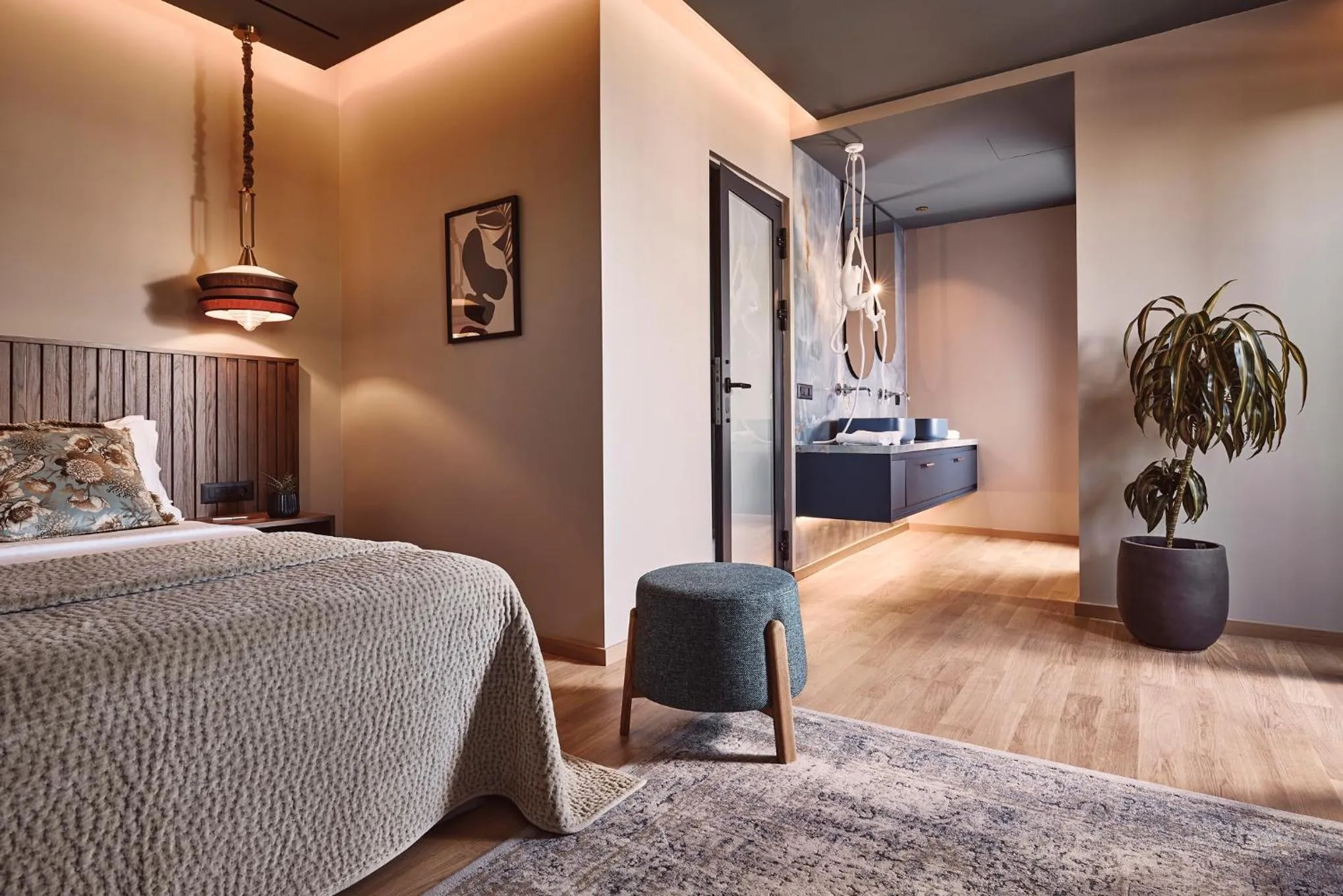 Bed in Cama Luxury Suites Glyfada