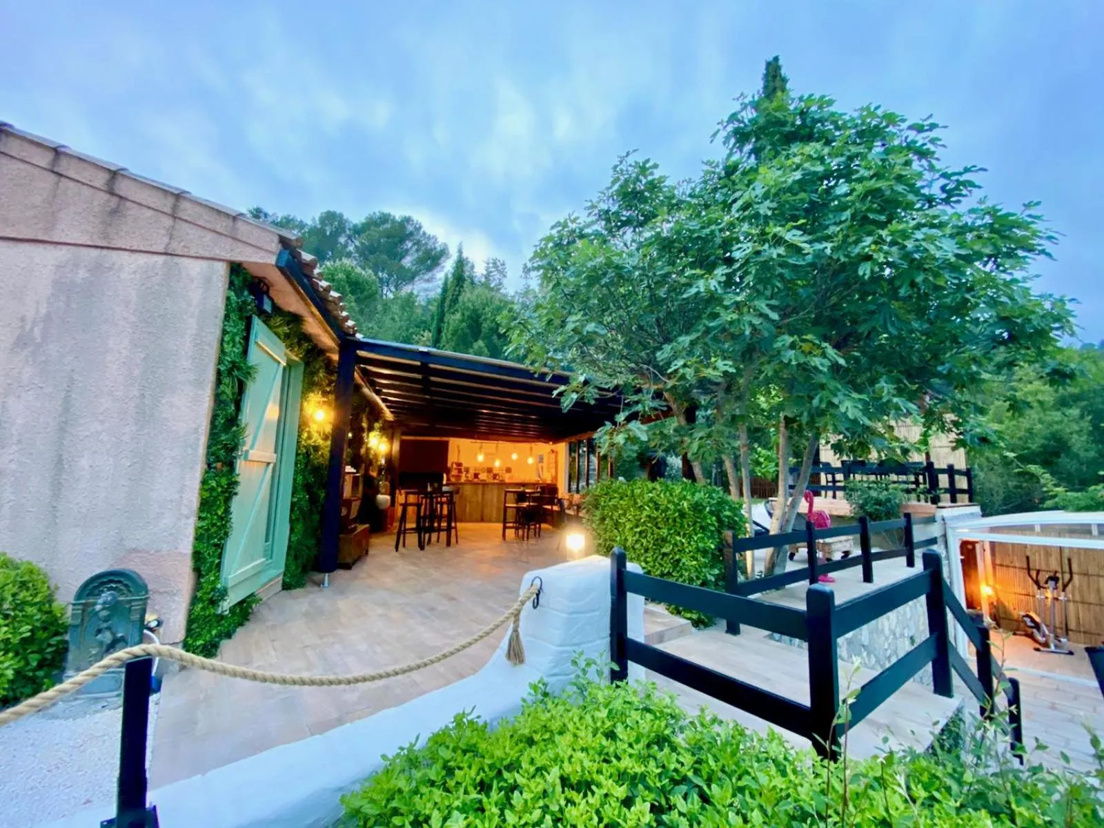 Garden in La Villa Tosca