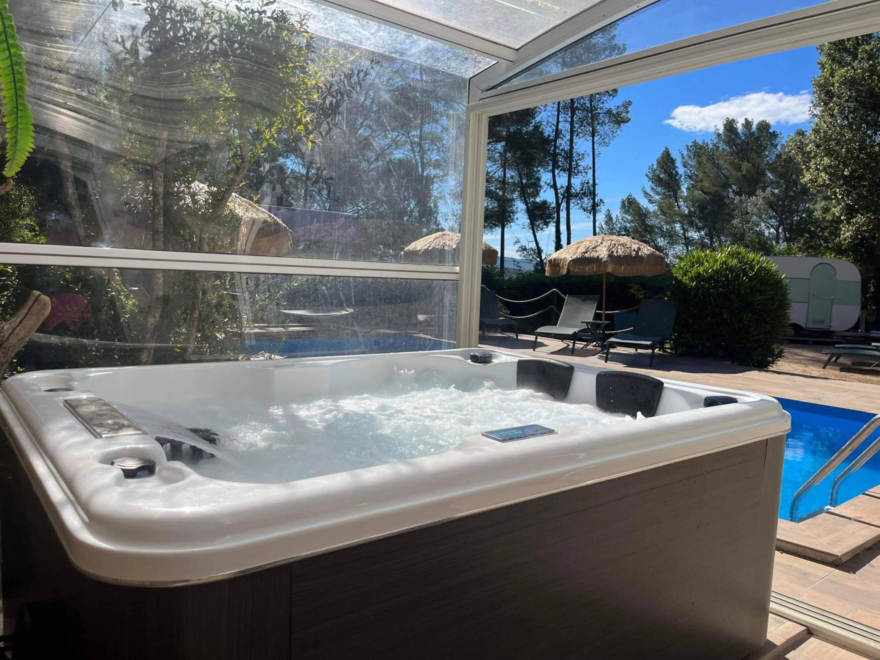 Hot Tub in La Villa Tosca