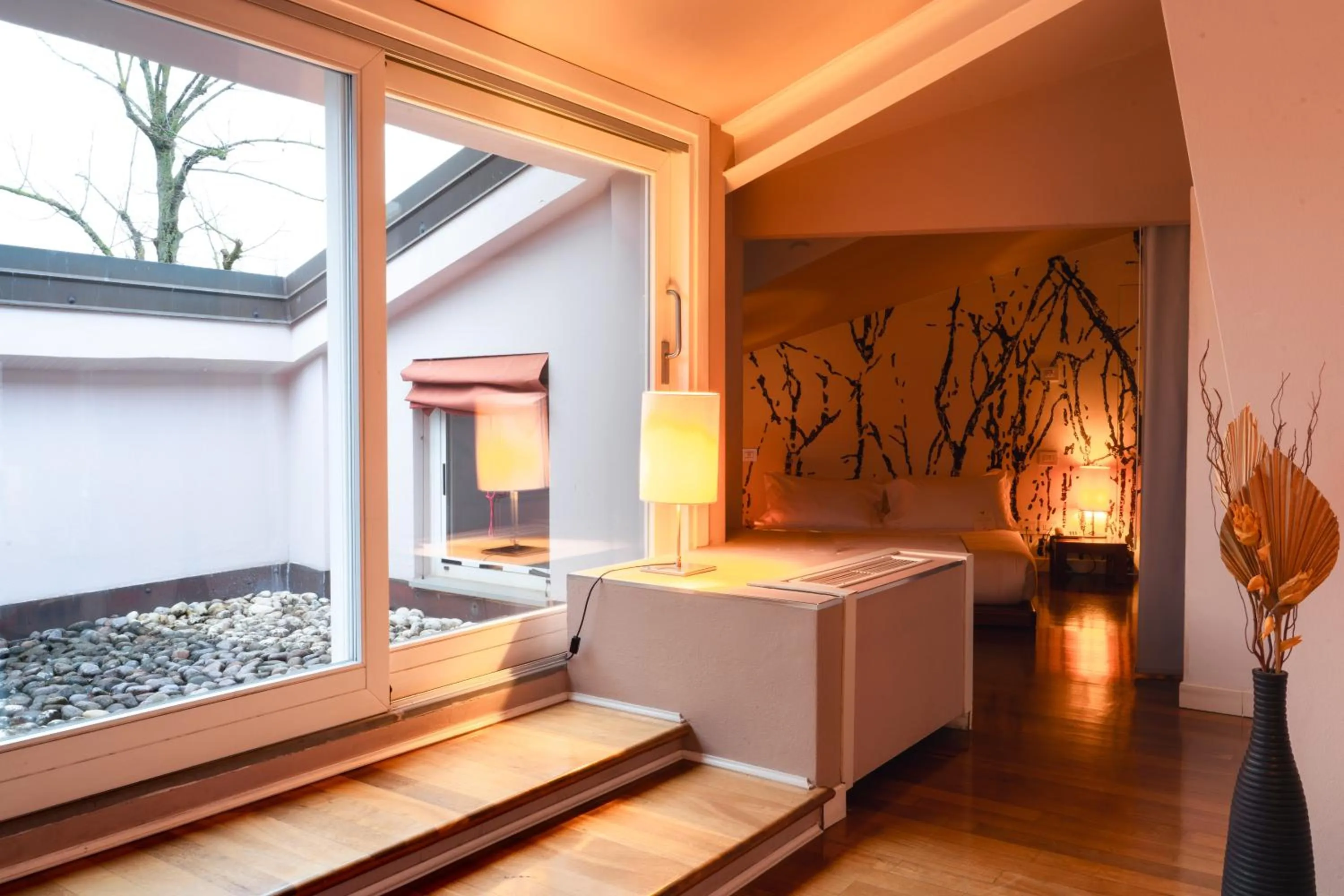 View (from property/room), Bed in Casa D'Este - Hotel Ferrara