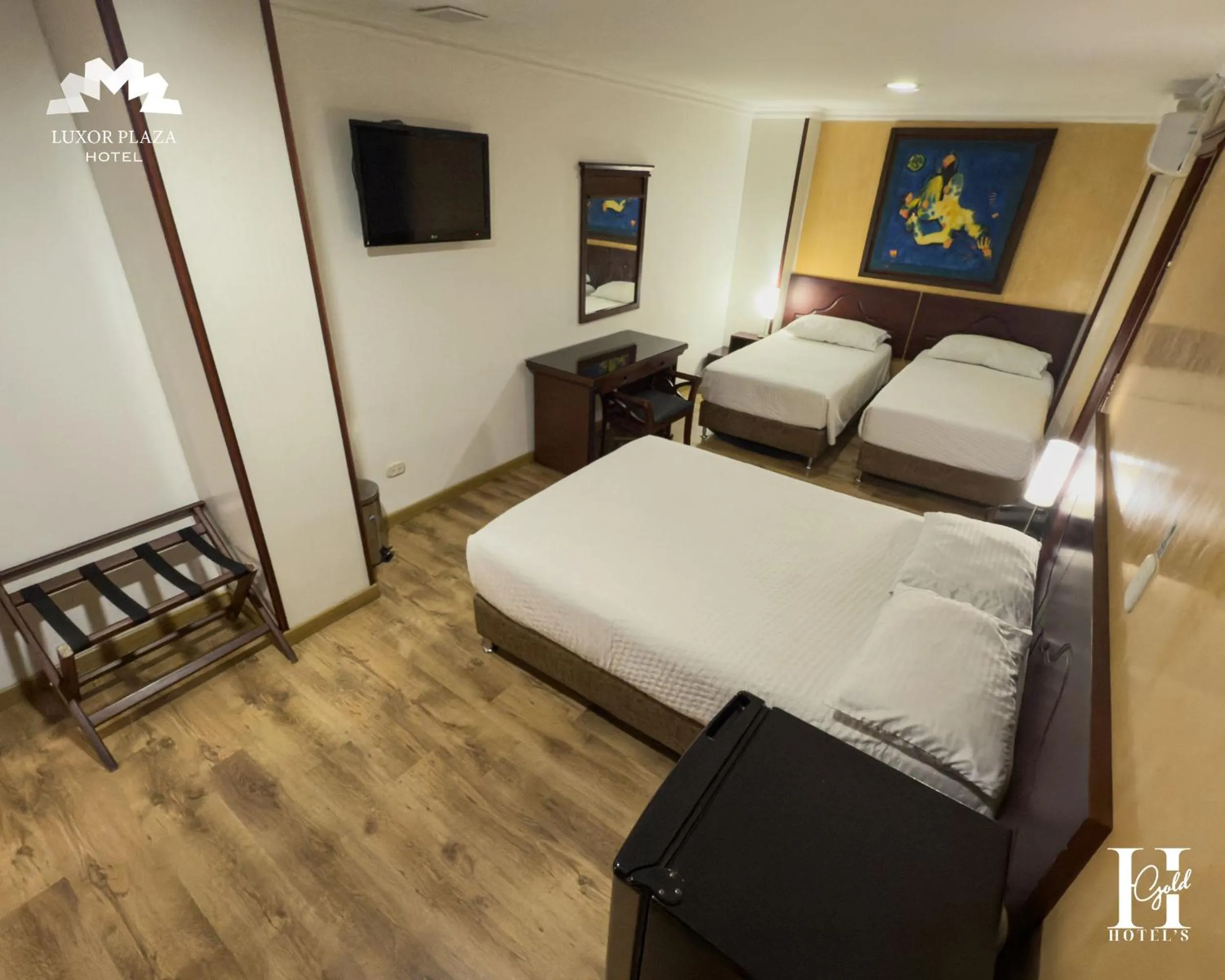 TV and multimedia, Bed in Hotel Luxor Pereira