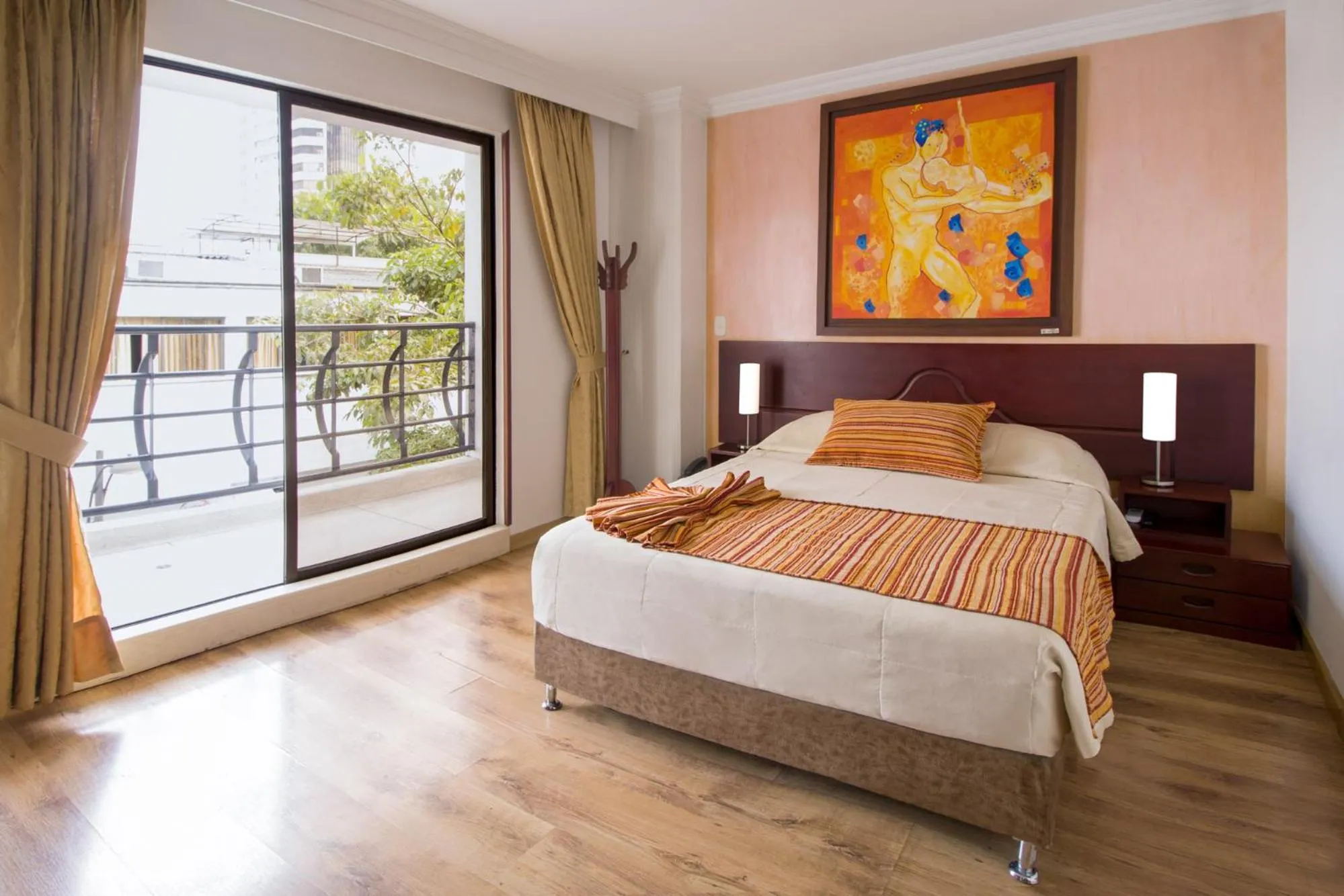 Bed in Hotel Luxor Pereira