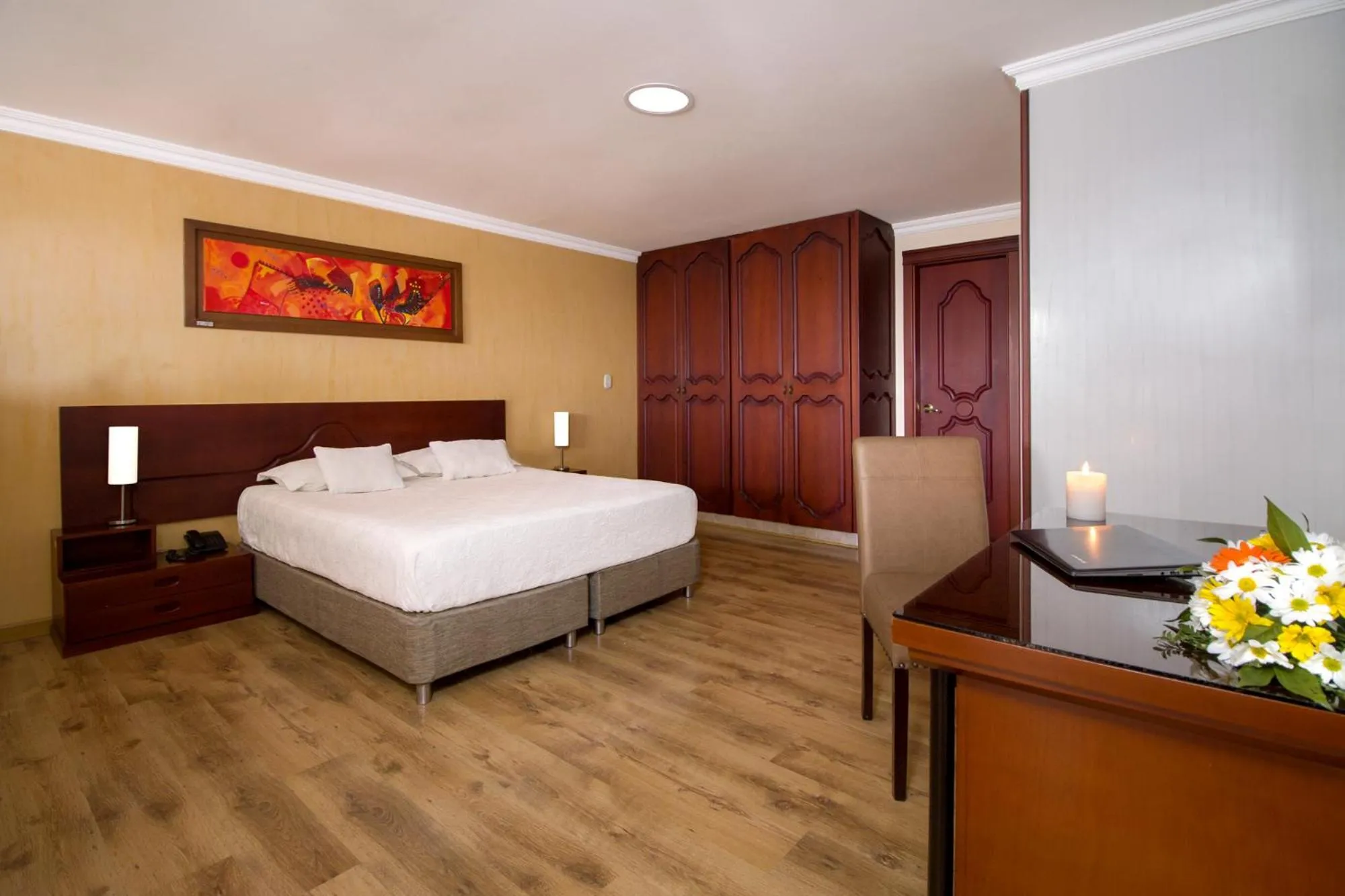 Bed in Hotel Luxor Pereira