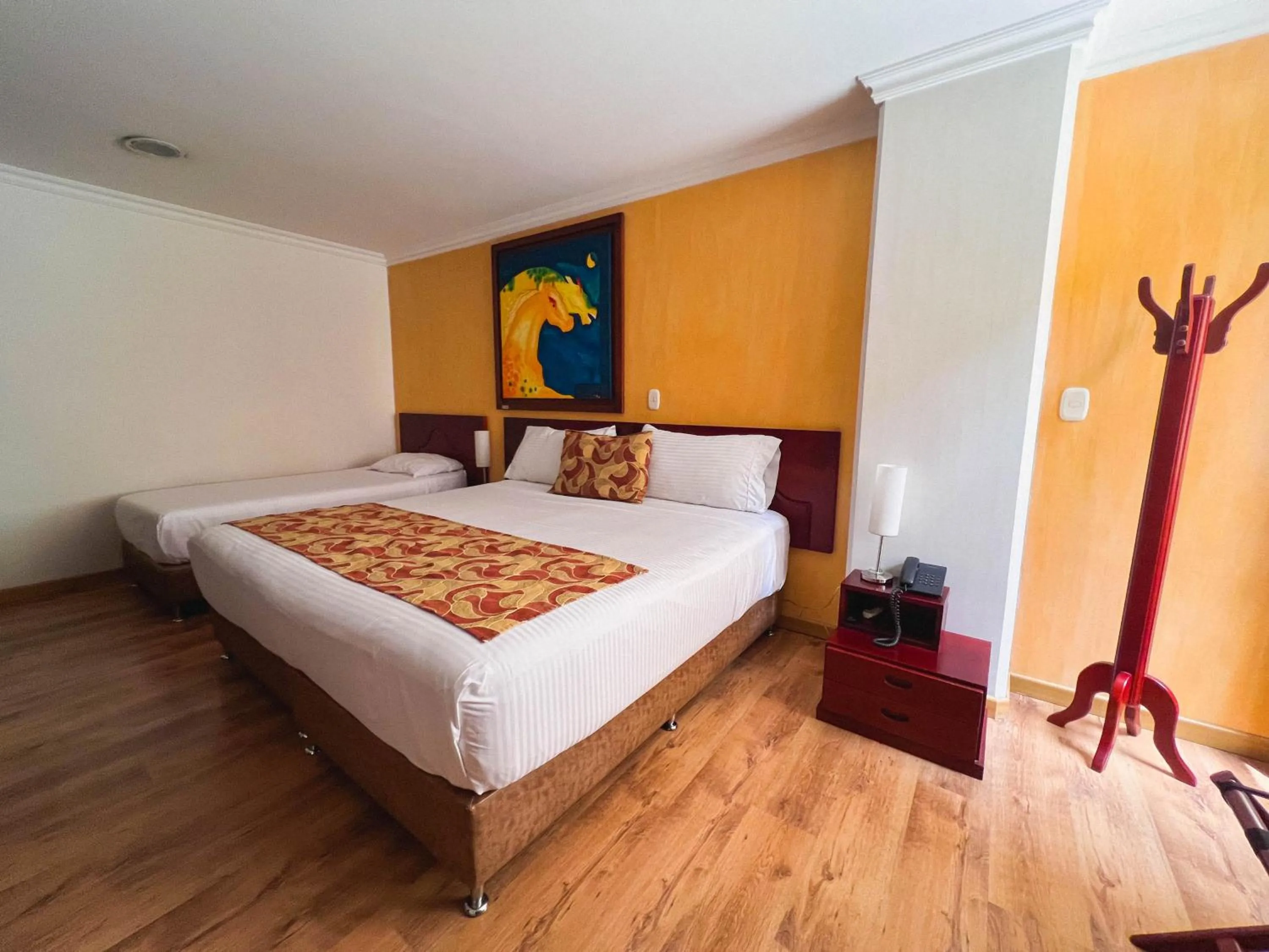 Bed in Hotel Luxor Pereira