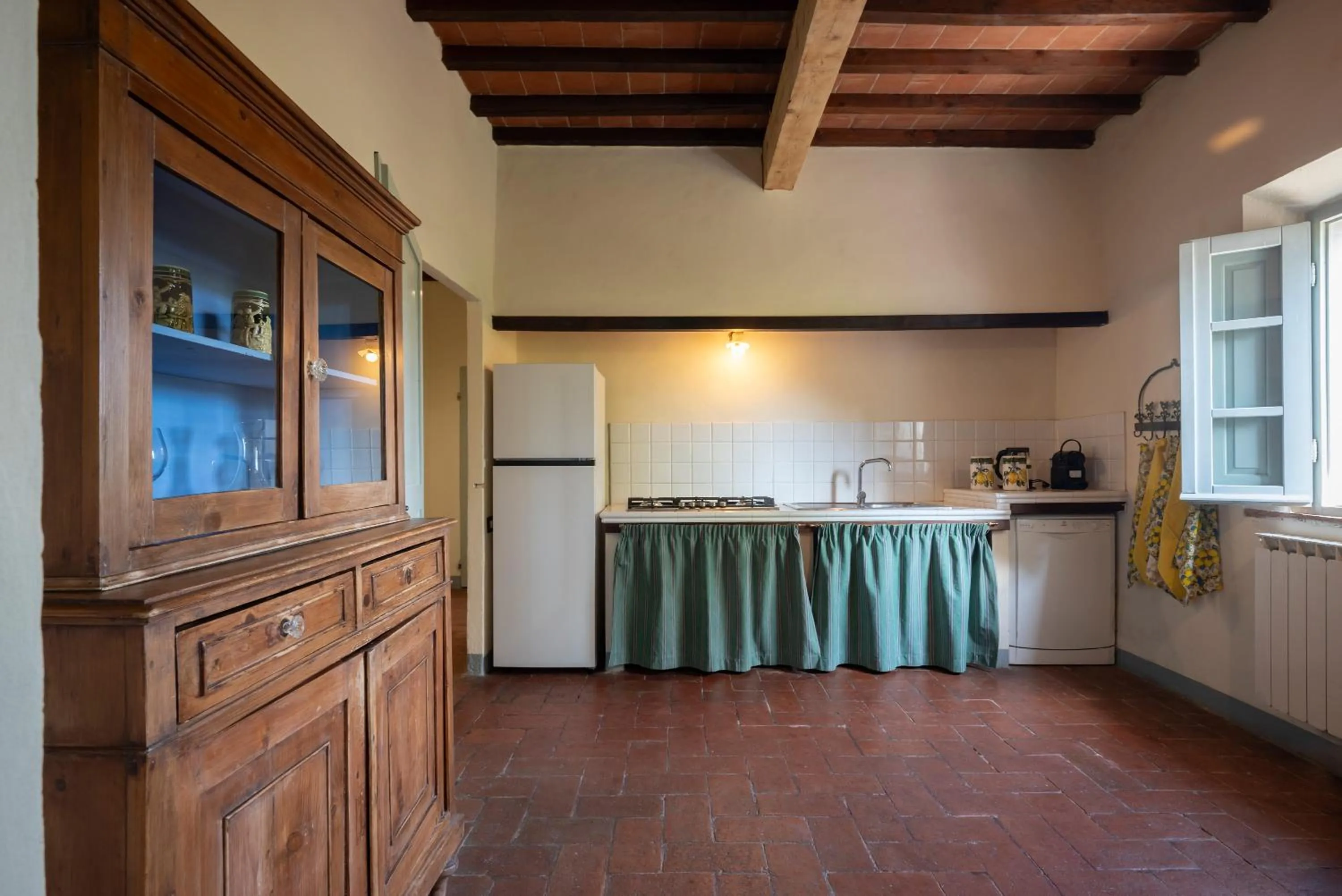 Kitchen or kitchenette in Agriturismo Bio Fattoria Bacio