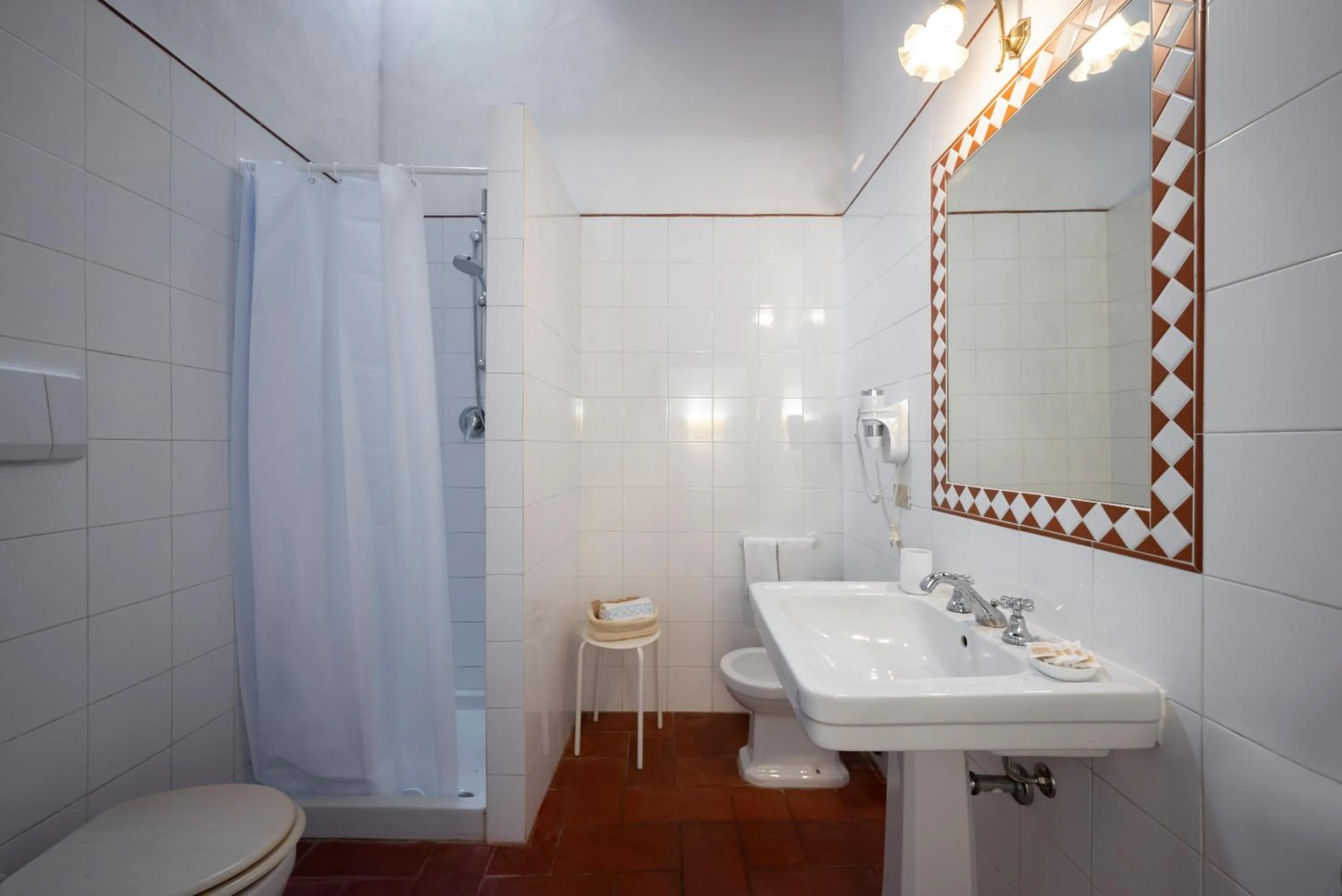 Shower in Agriturismo Bio Fattoria Bacio