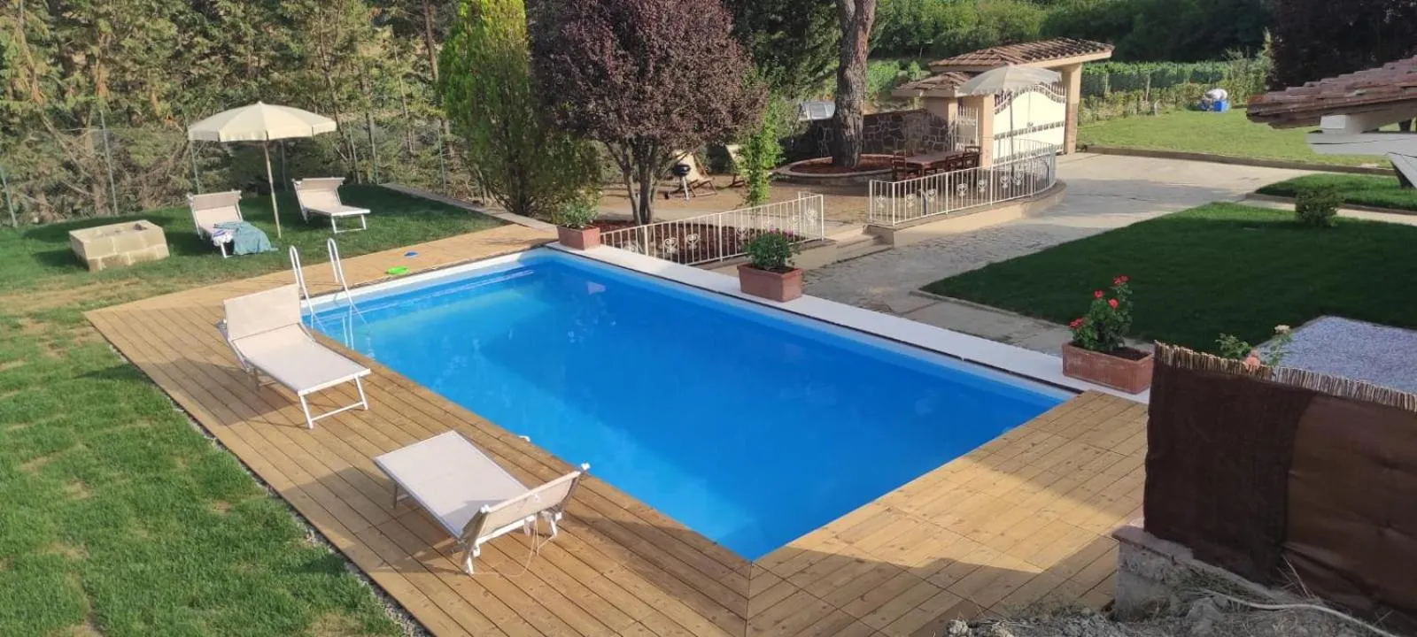Swimming pool in Agriturismo Bio Fattoria Bacio