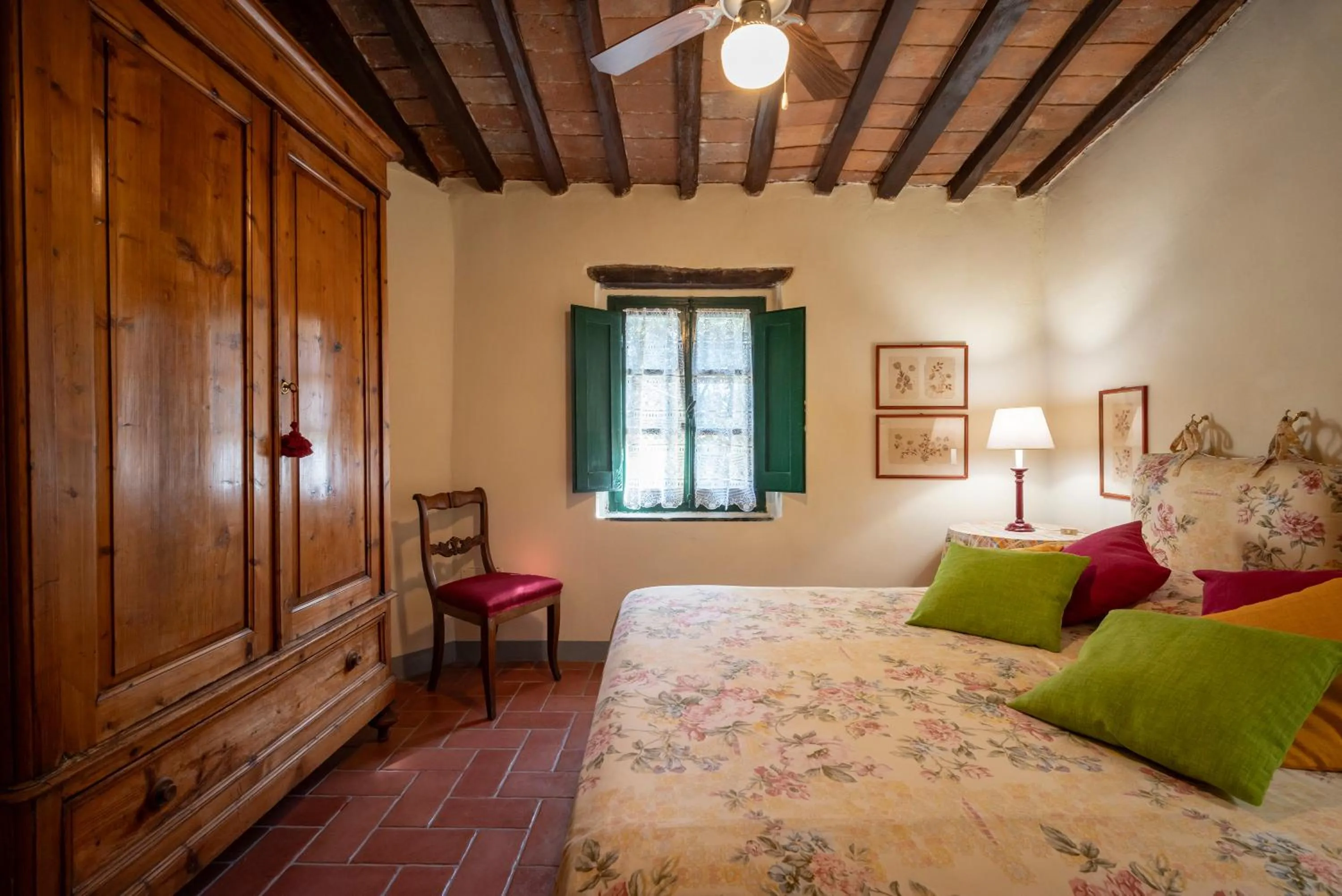 Bedroom, Bed in Agriturismo Bio Fattoria Bacio
