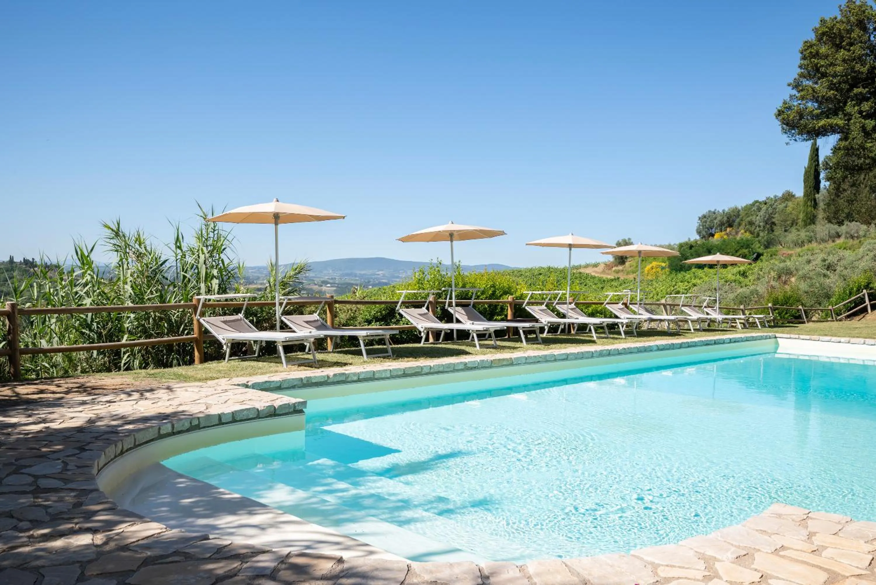Swimming pool in Agriturismo Bio Fattoria Bacio
