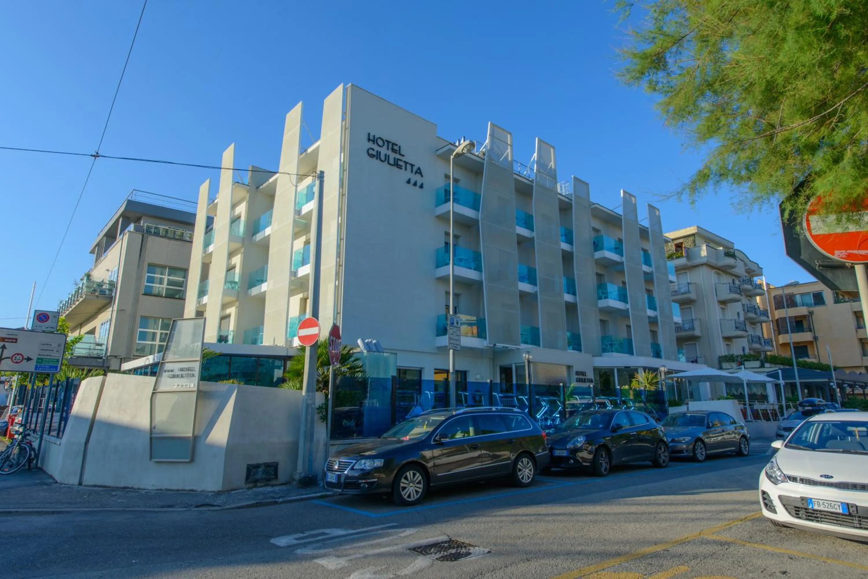 Facade/entrance in Hotel Giulietta