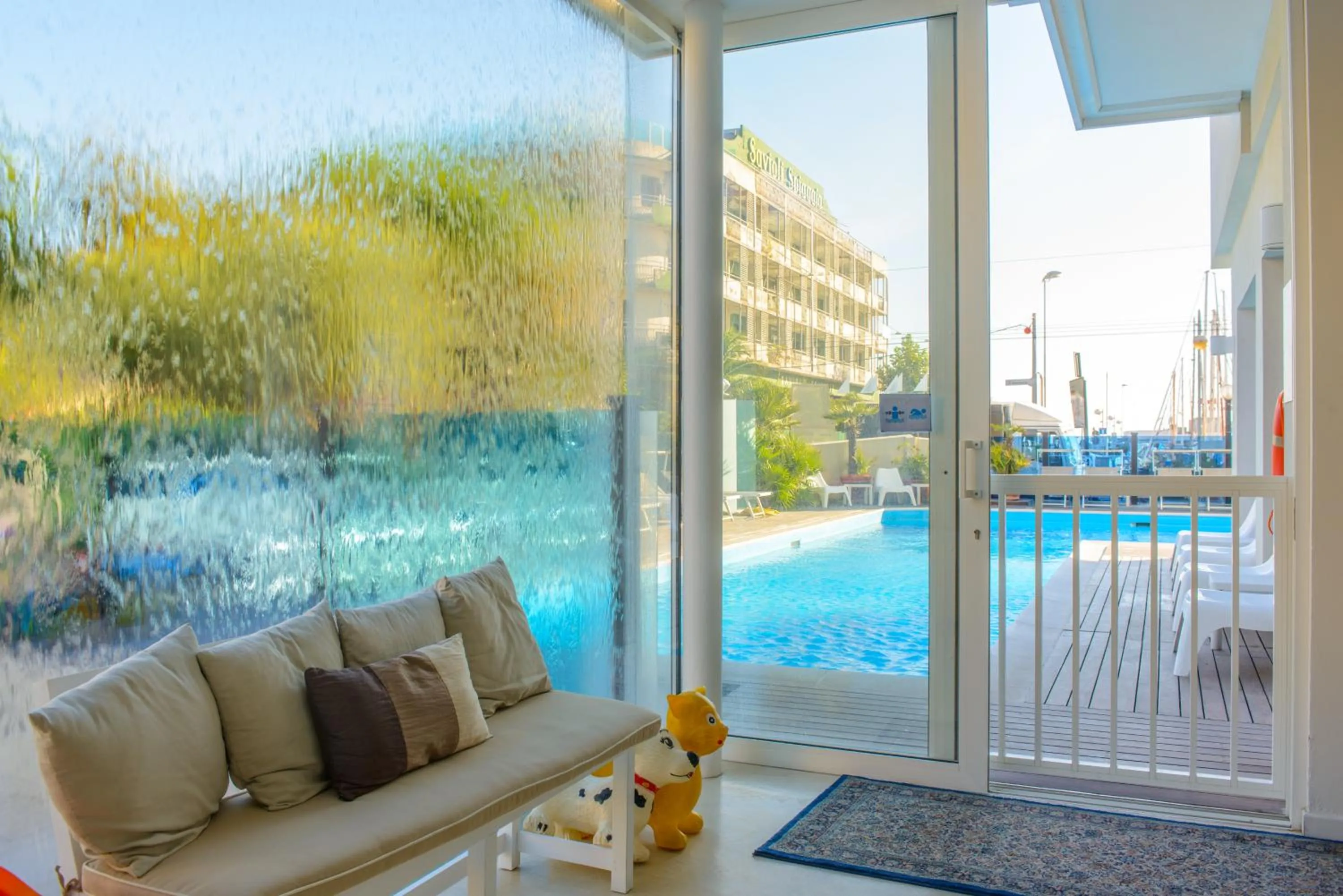 Communal lounge/ TV room in Hotel Giulietta