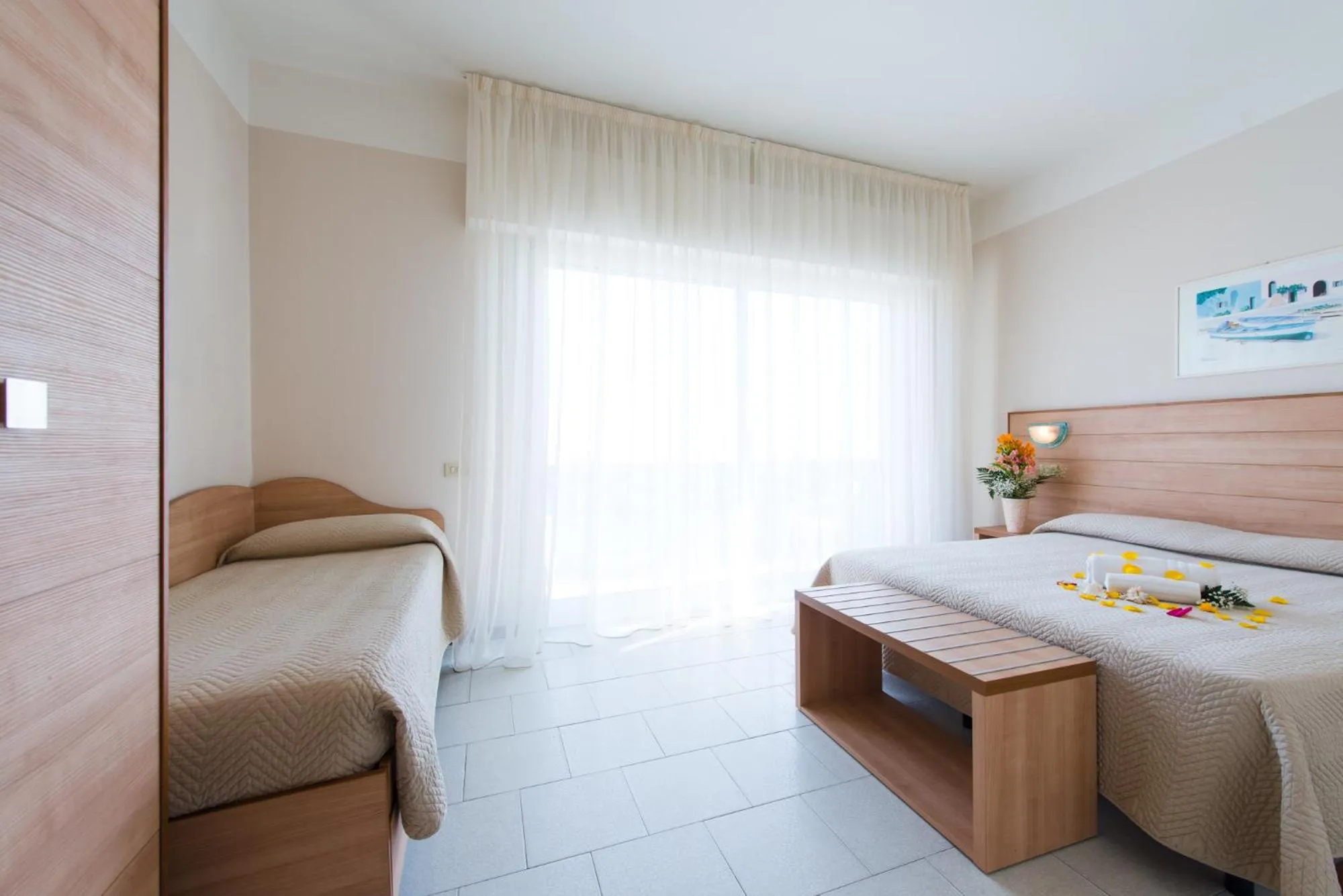 Bed in Hotel Giulietta