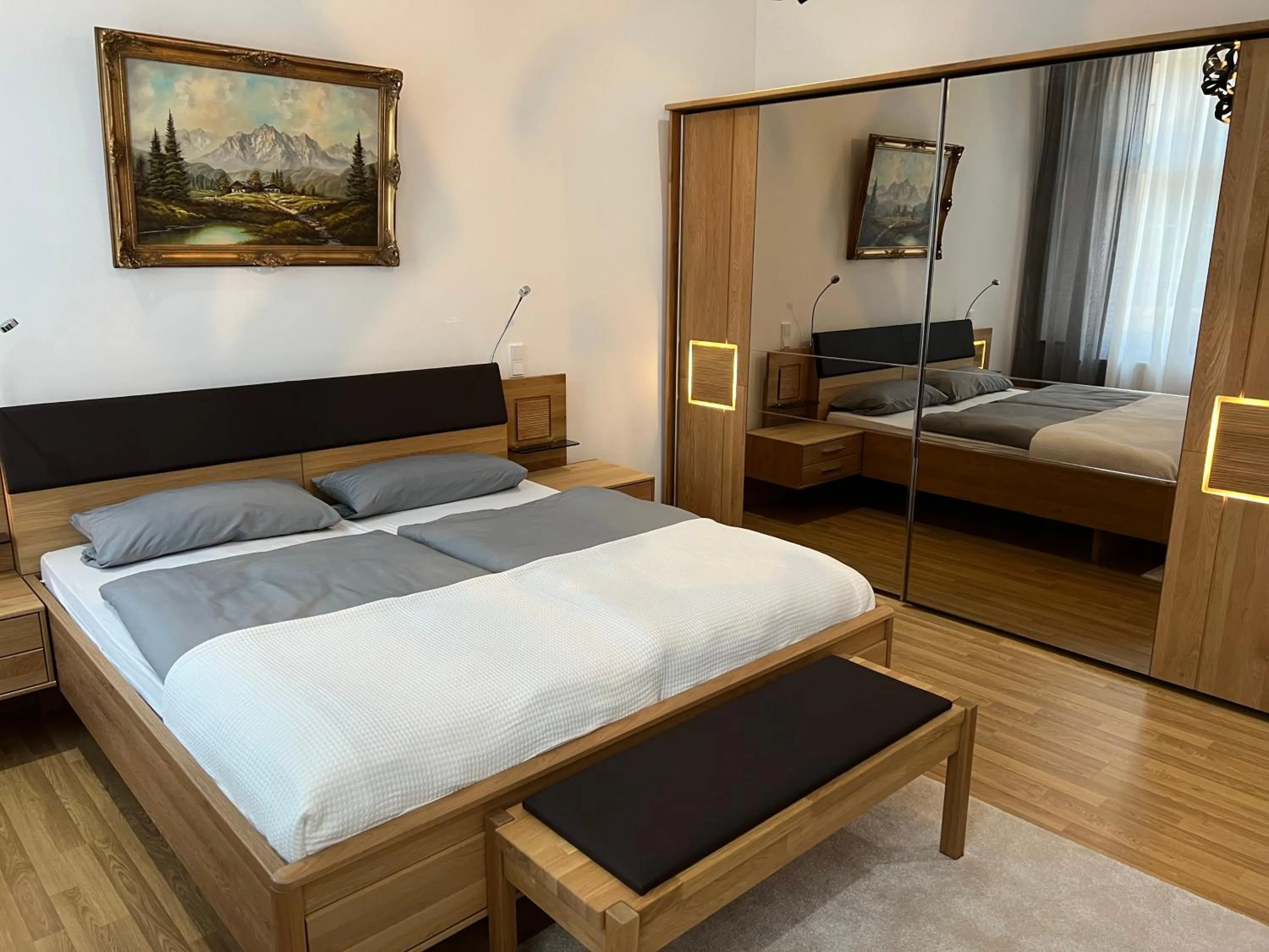 Bed in Hotel zum Rittersprung