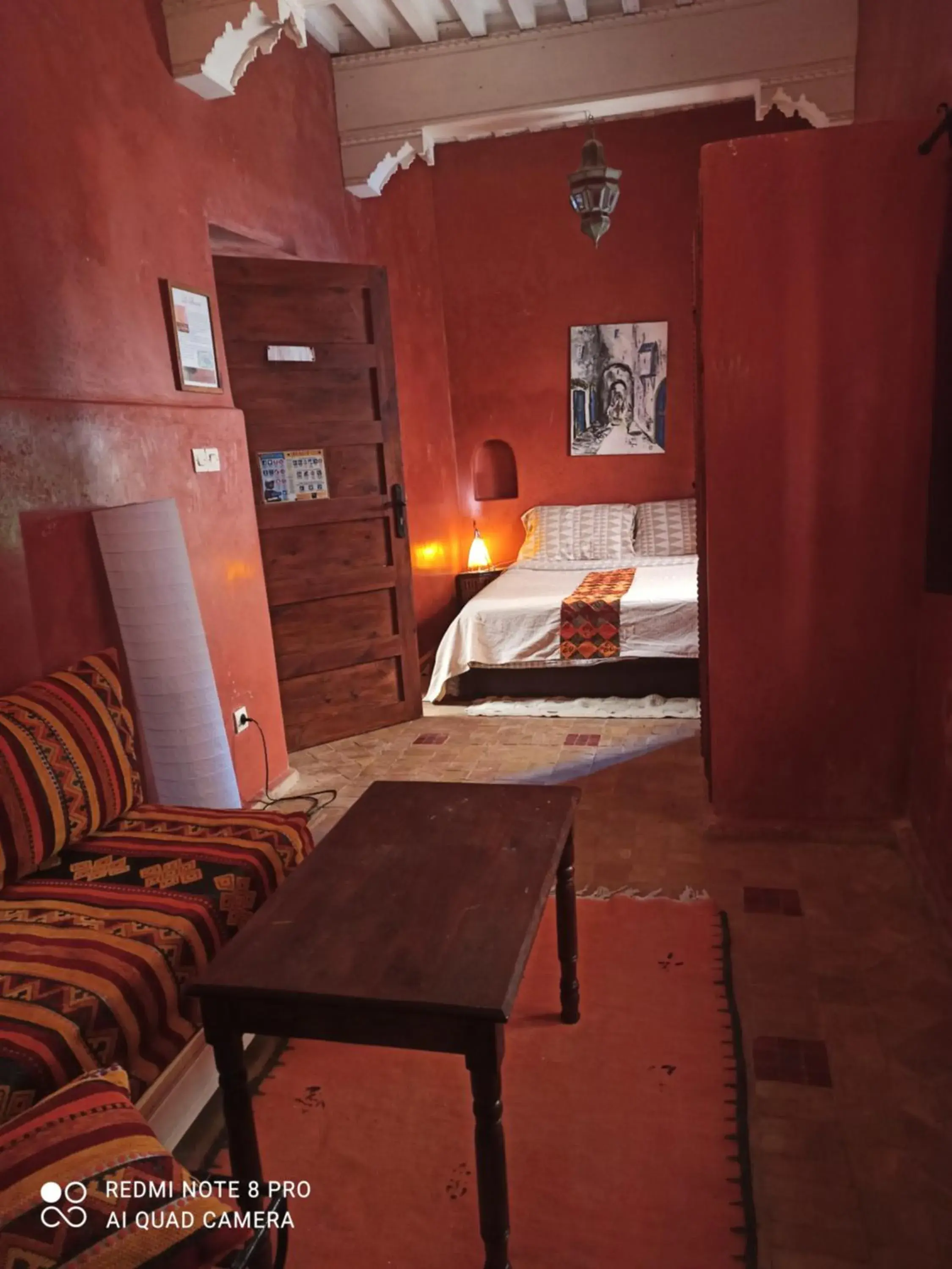 Double Room with Extra Bed in Riad La Rose Des Vents Double Room with Extra Bed in Riad La Rose Des Vents