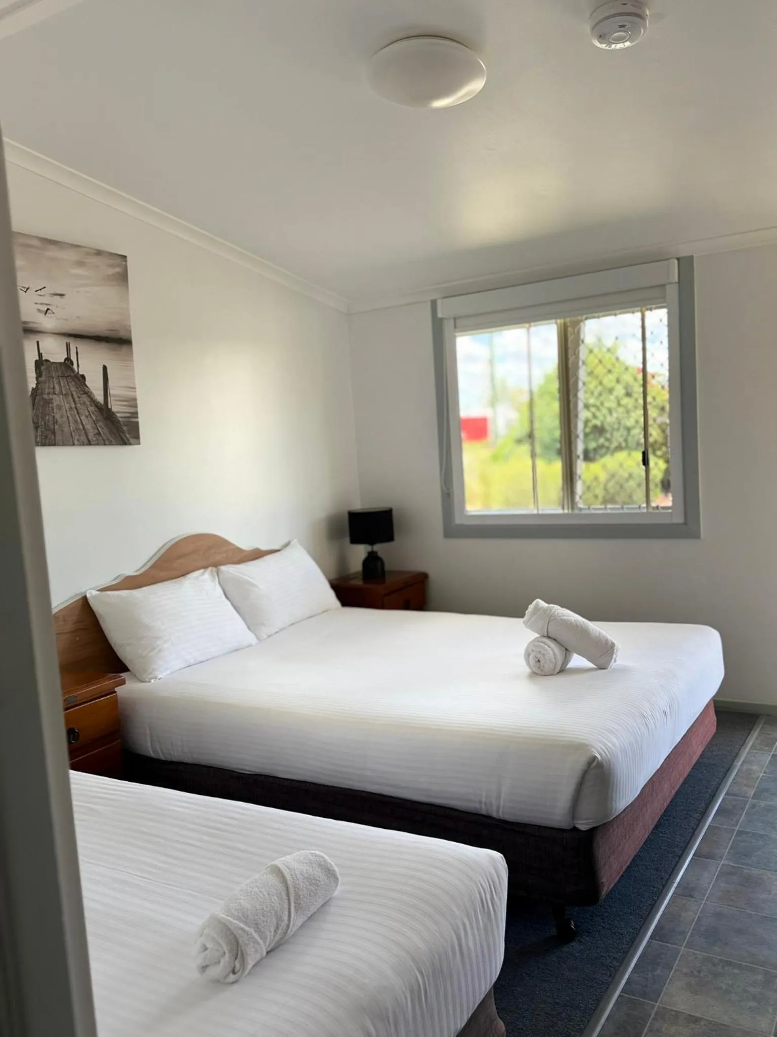 Bed in Pete's Place Roma