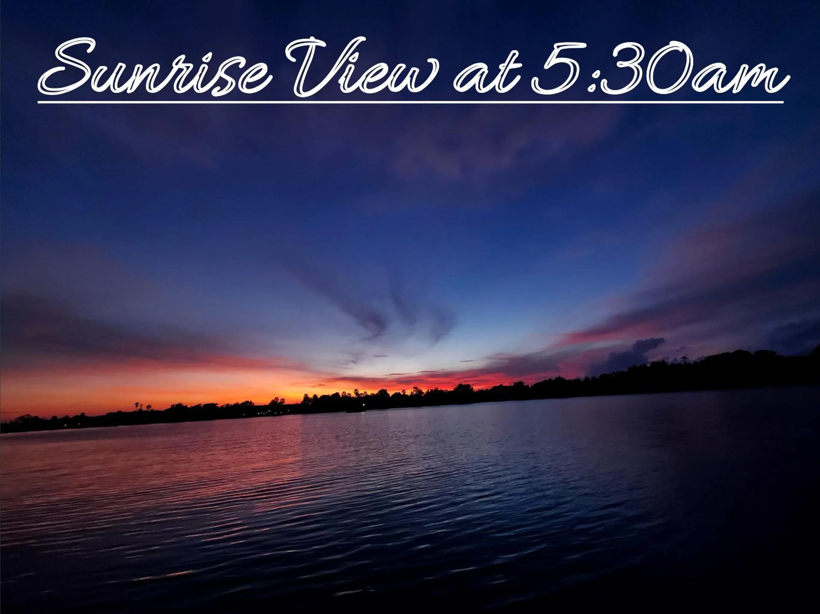 River view in Kampot Riverfront Boutique