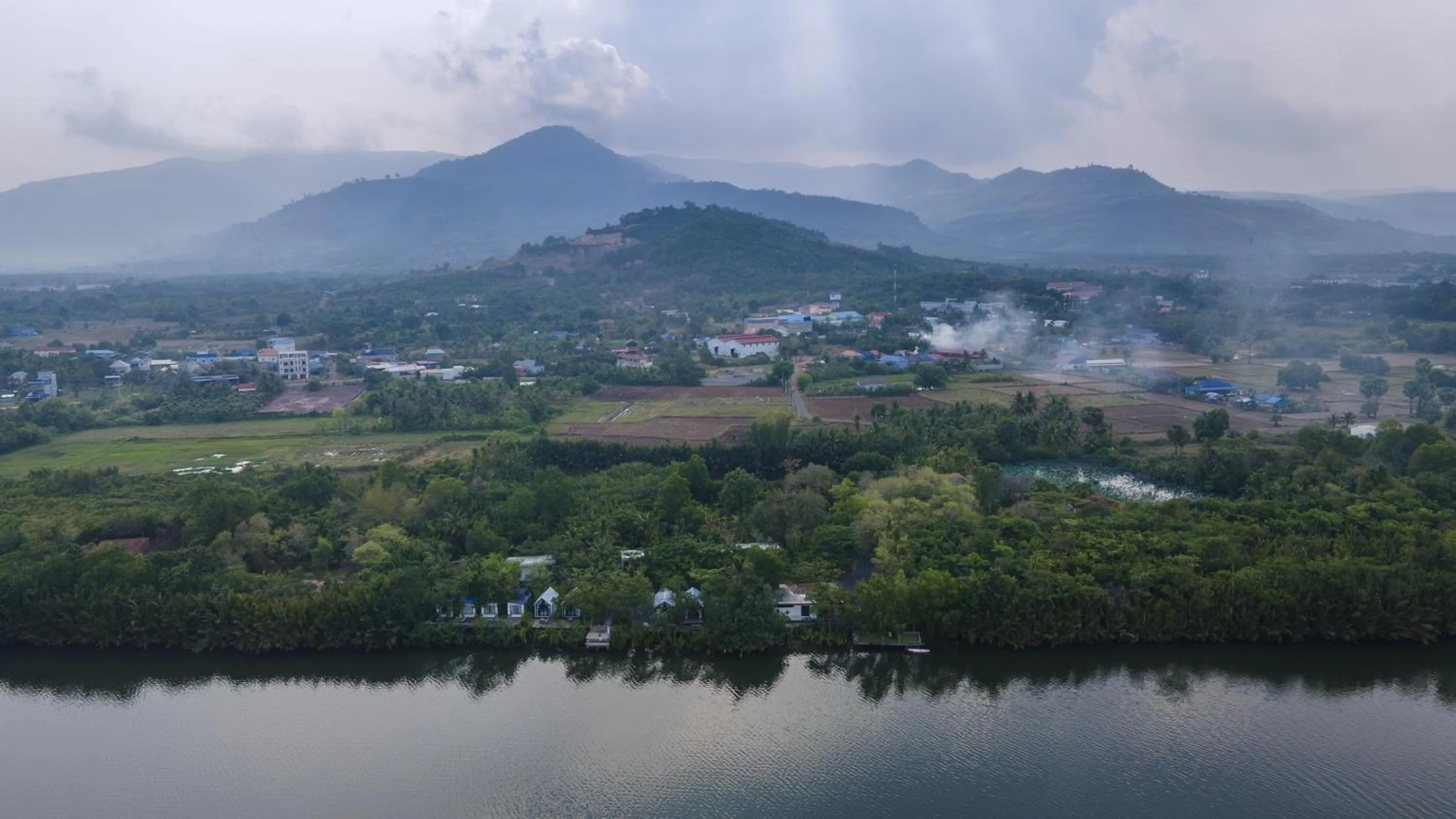 Bird's eye view in Kampot Riverfront Boutique