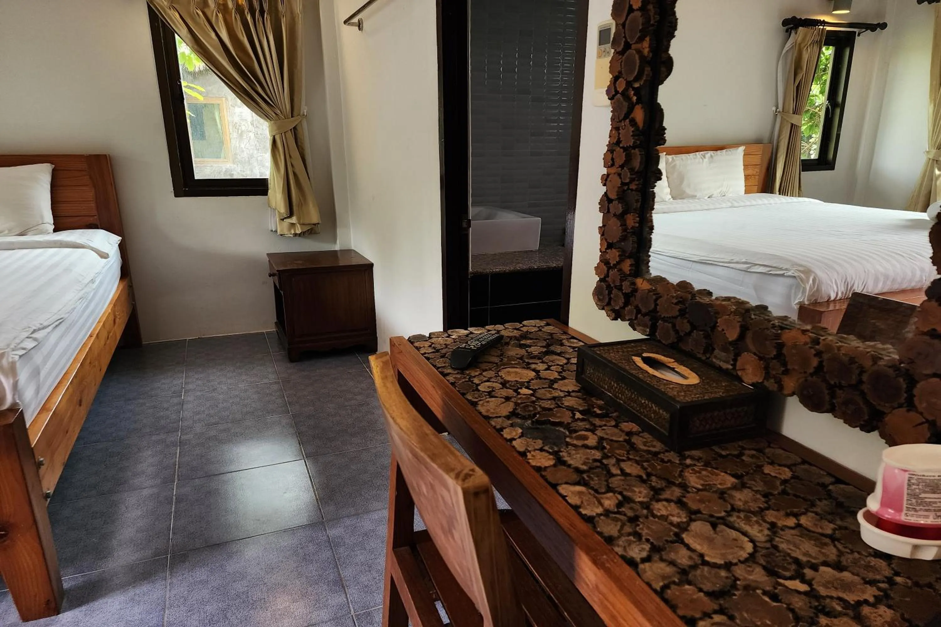 Bed in Karaboon Wellness