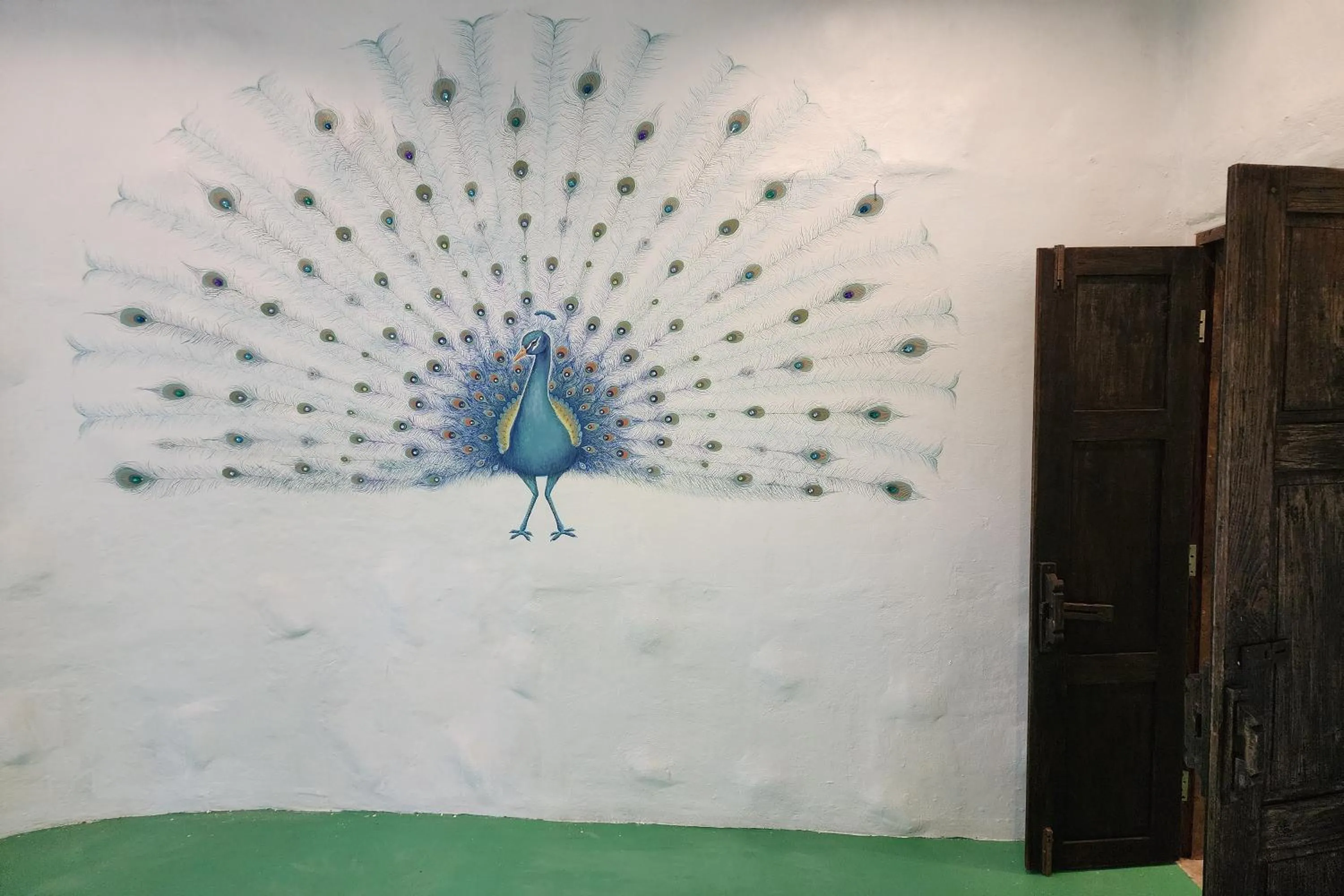 Decorative detail in Karaboon Wellness