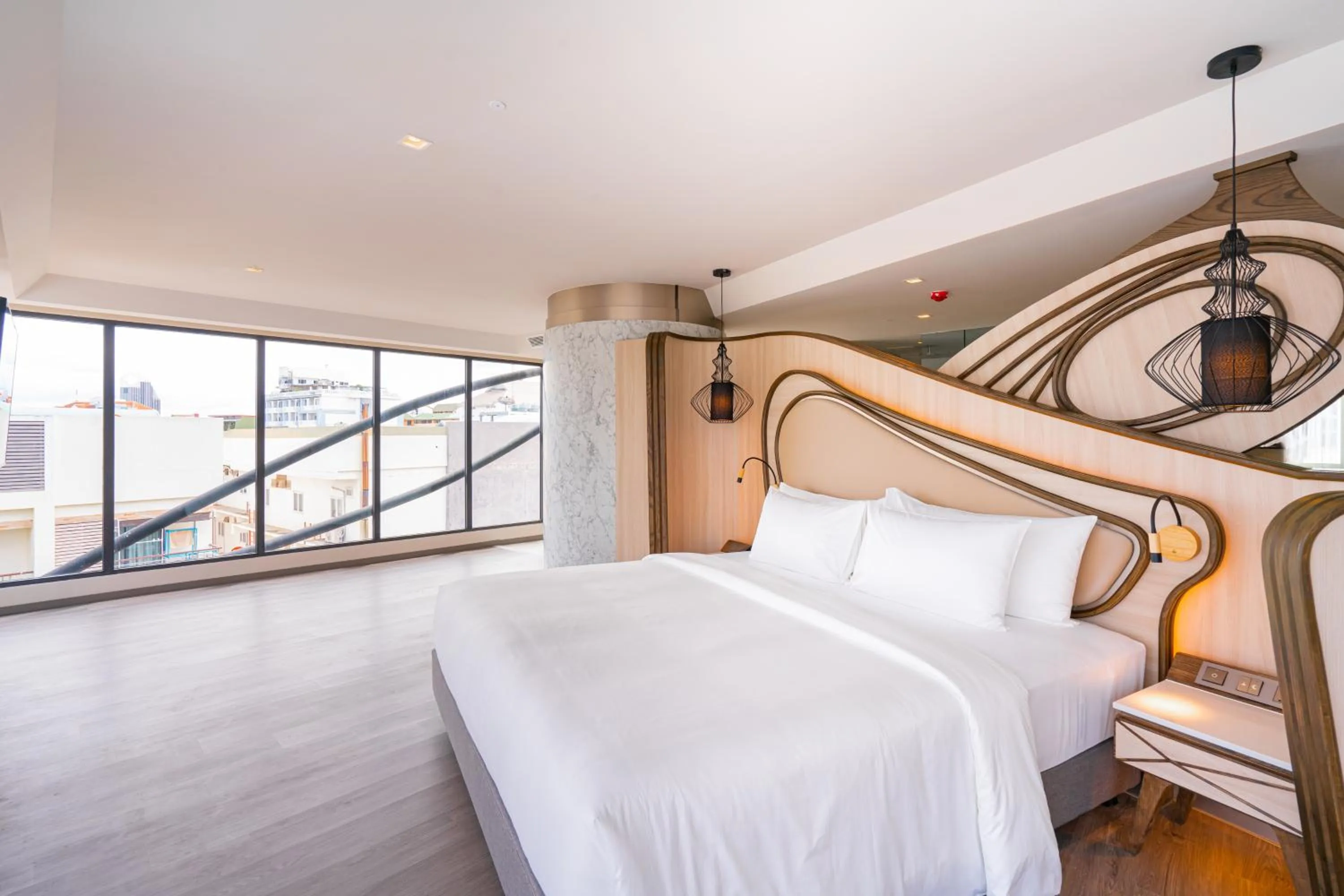 Bed in Amethyst Hotel Pattaya