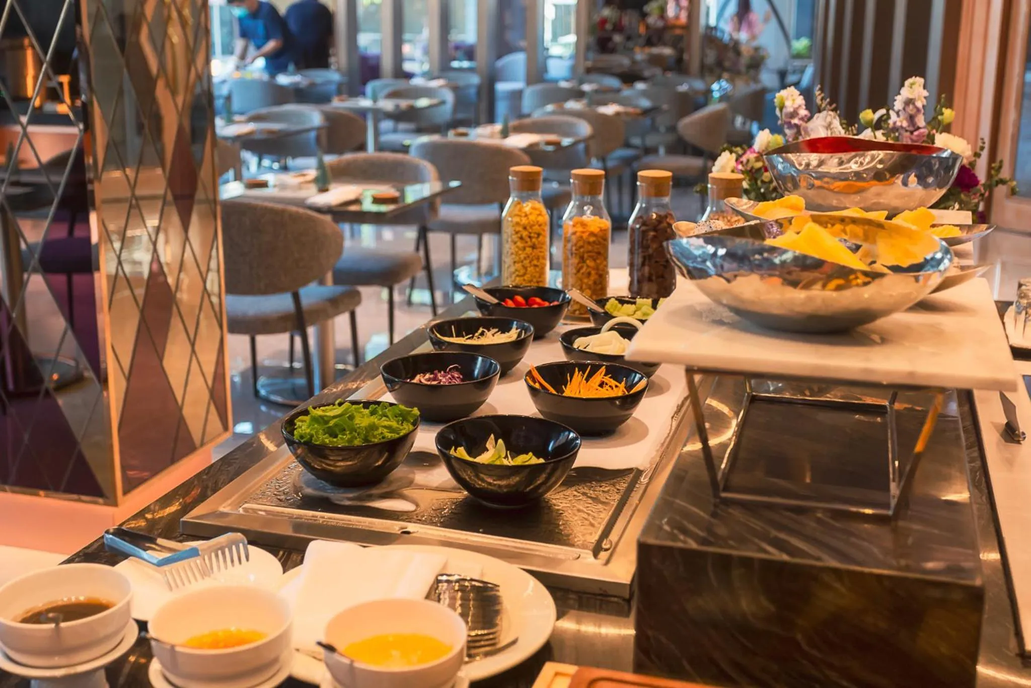 Breakfast in Amethyst Hotel Pattaya