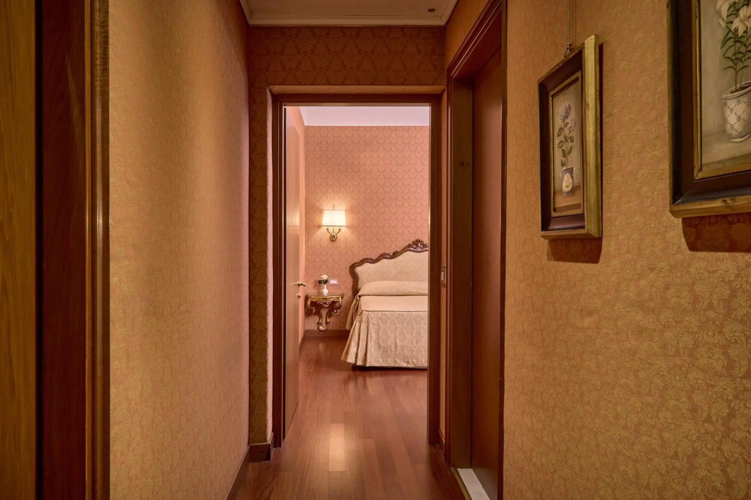 Bed in Locanda Vivaldi Bed in Locanda Vivaldi