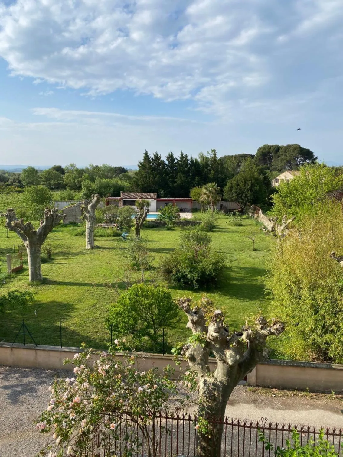 Garden view in Le Relais d'Affiac