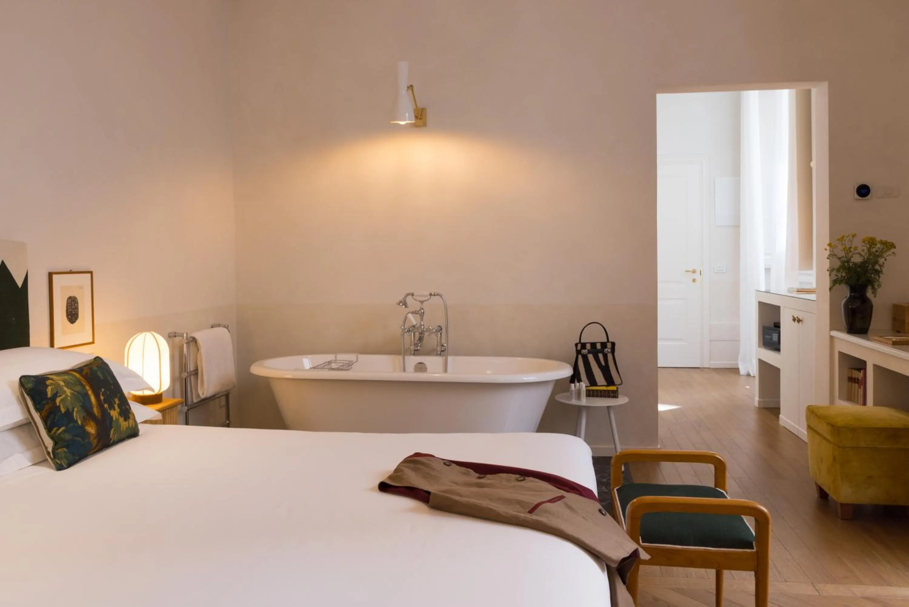 Bath, Bed in Casa G. Firenze