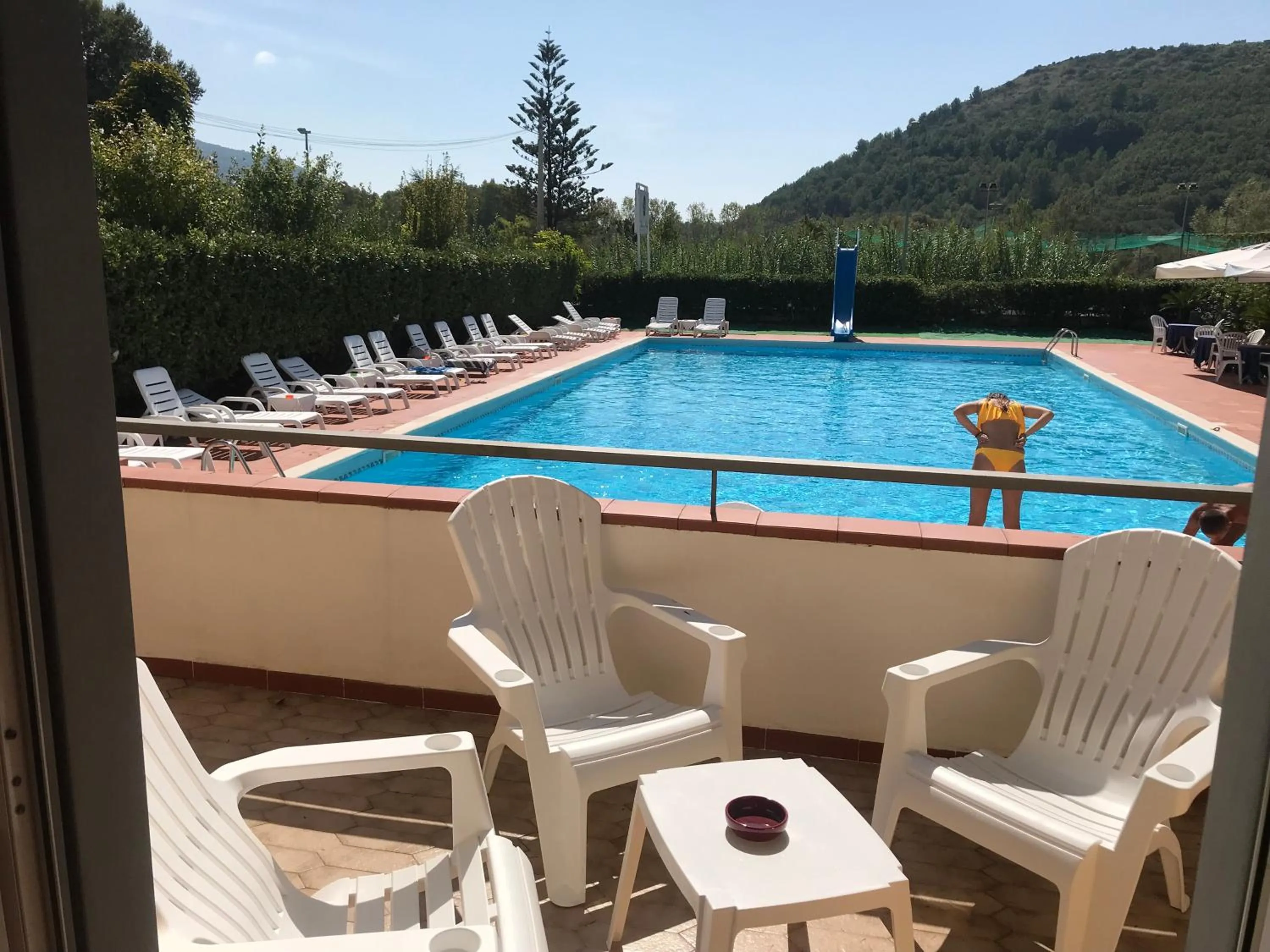 Pool view in Hotel Seven Residence