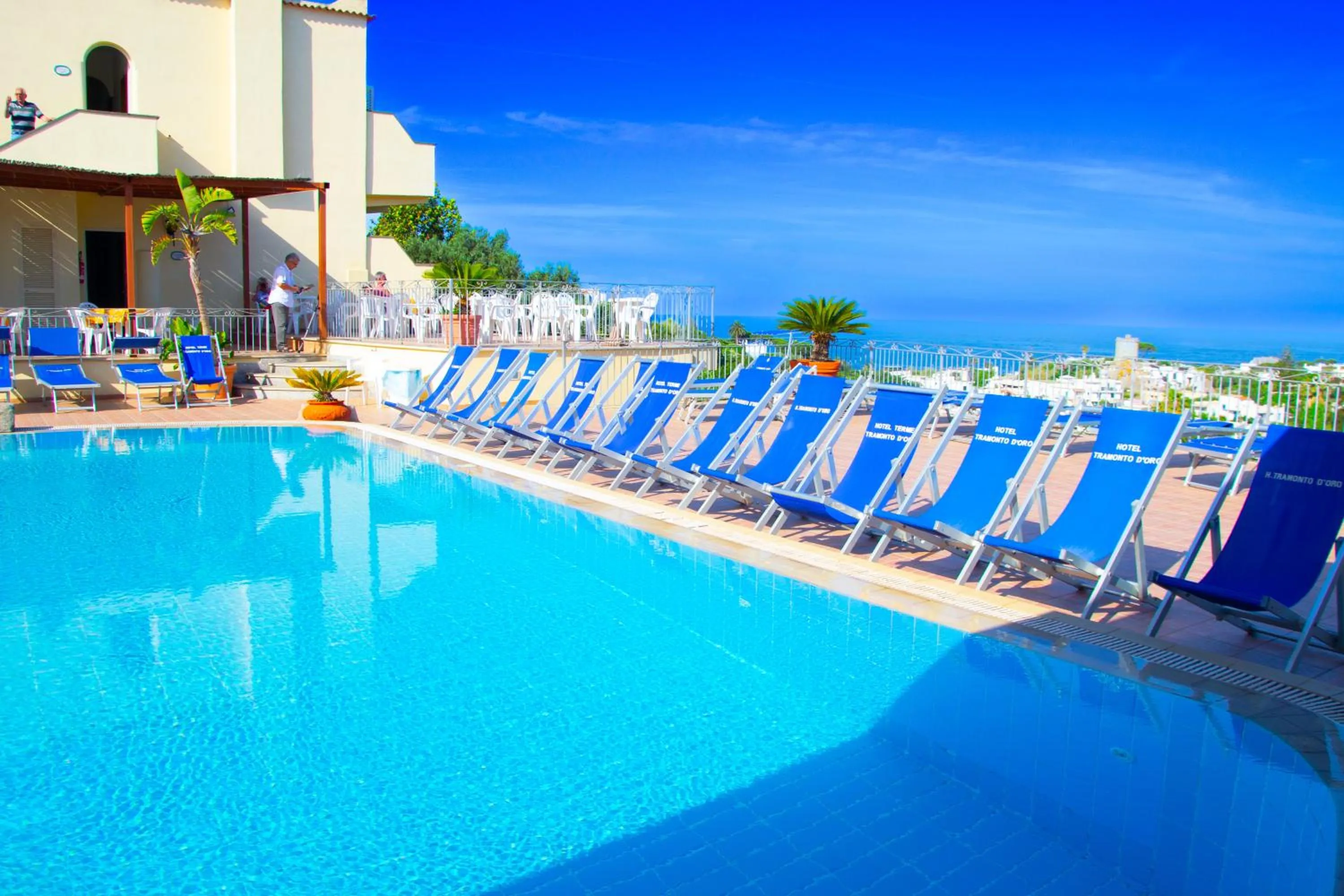 Pool view in Casthotels Tramonto d'oro Terme