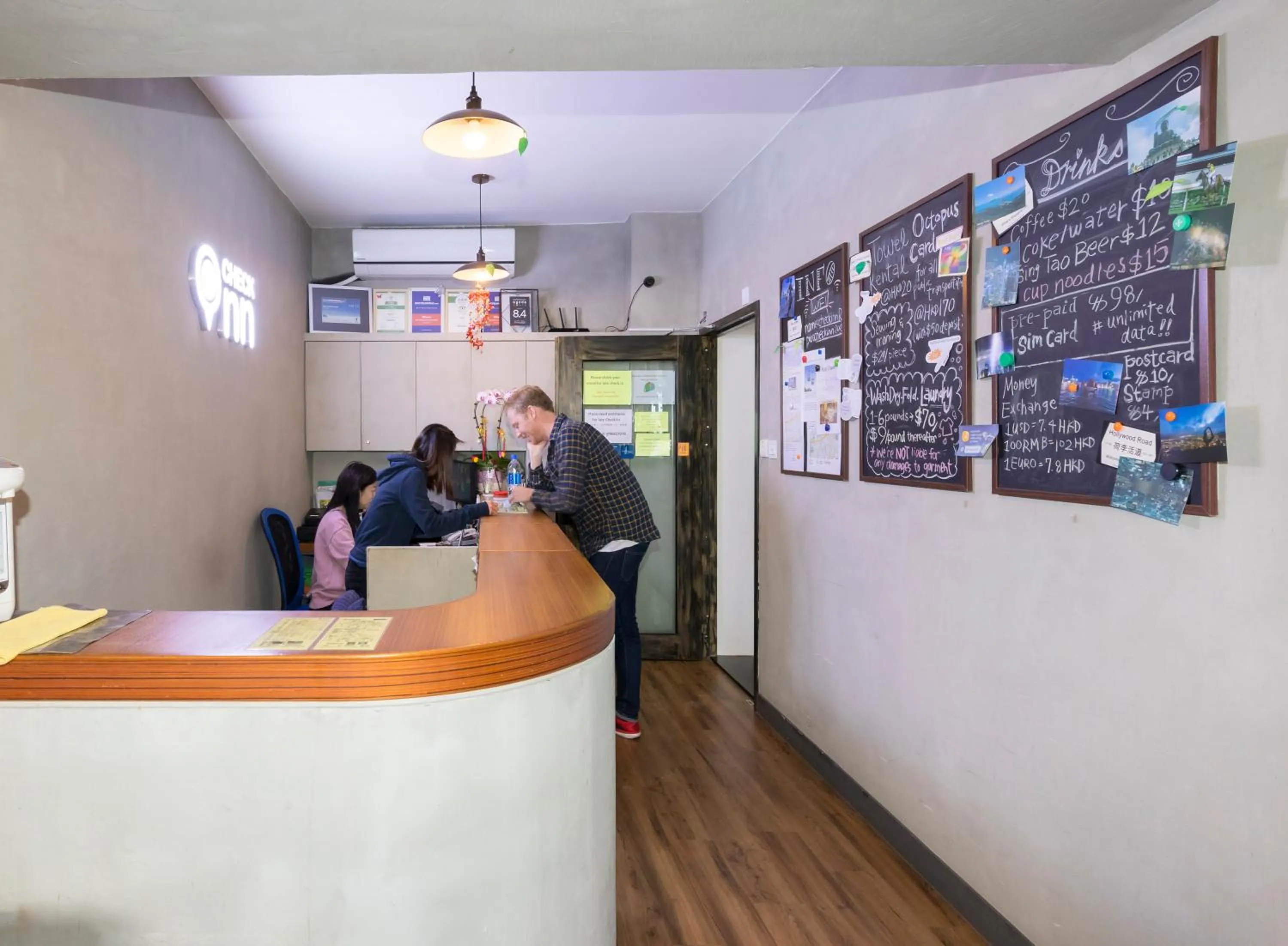 Lobby or reception in Check Inn HK