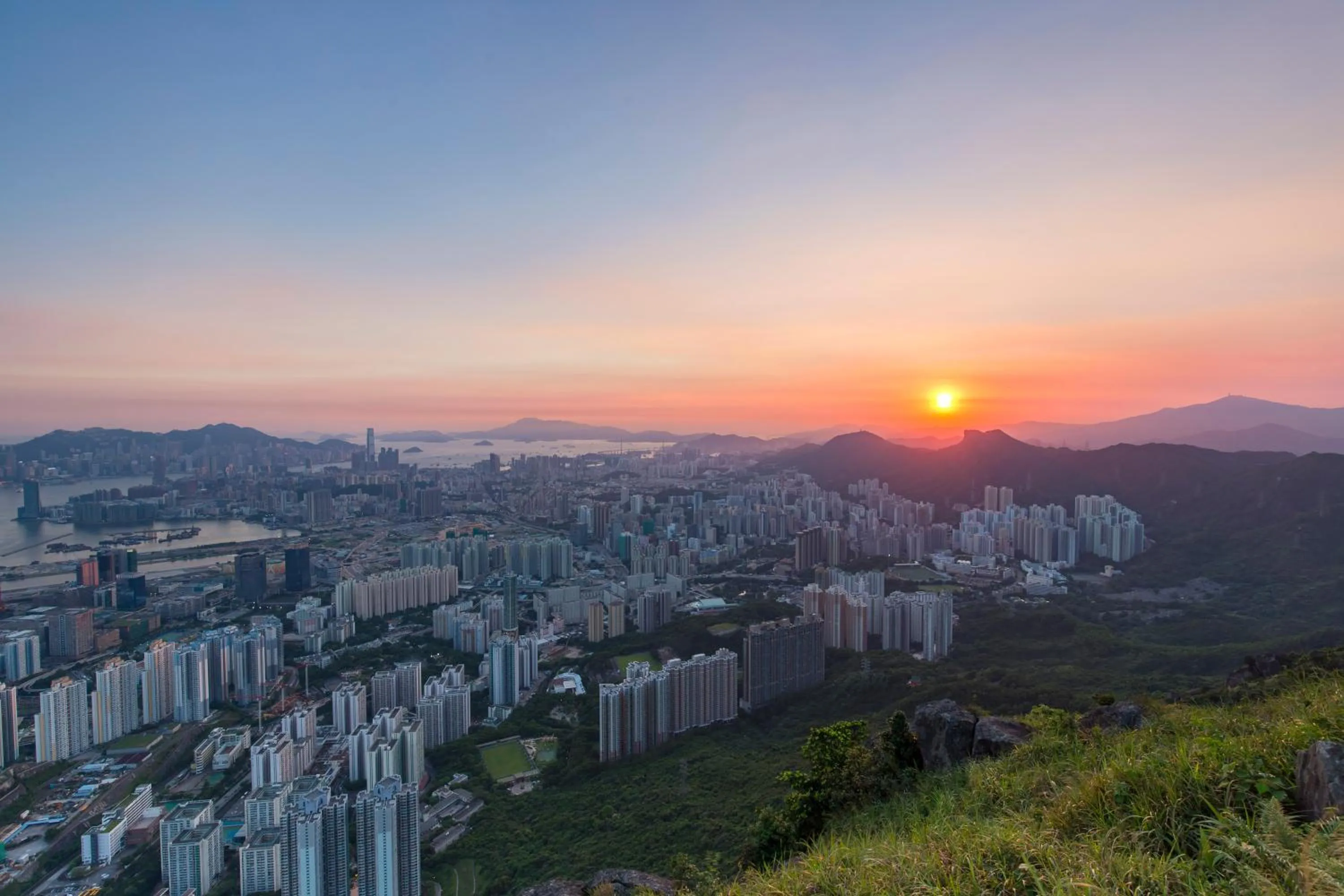 Bird's eye view in Check Inn HK