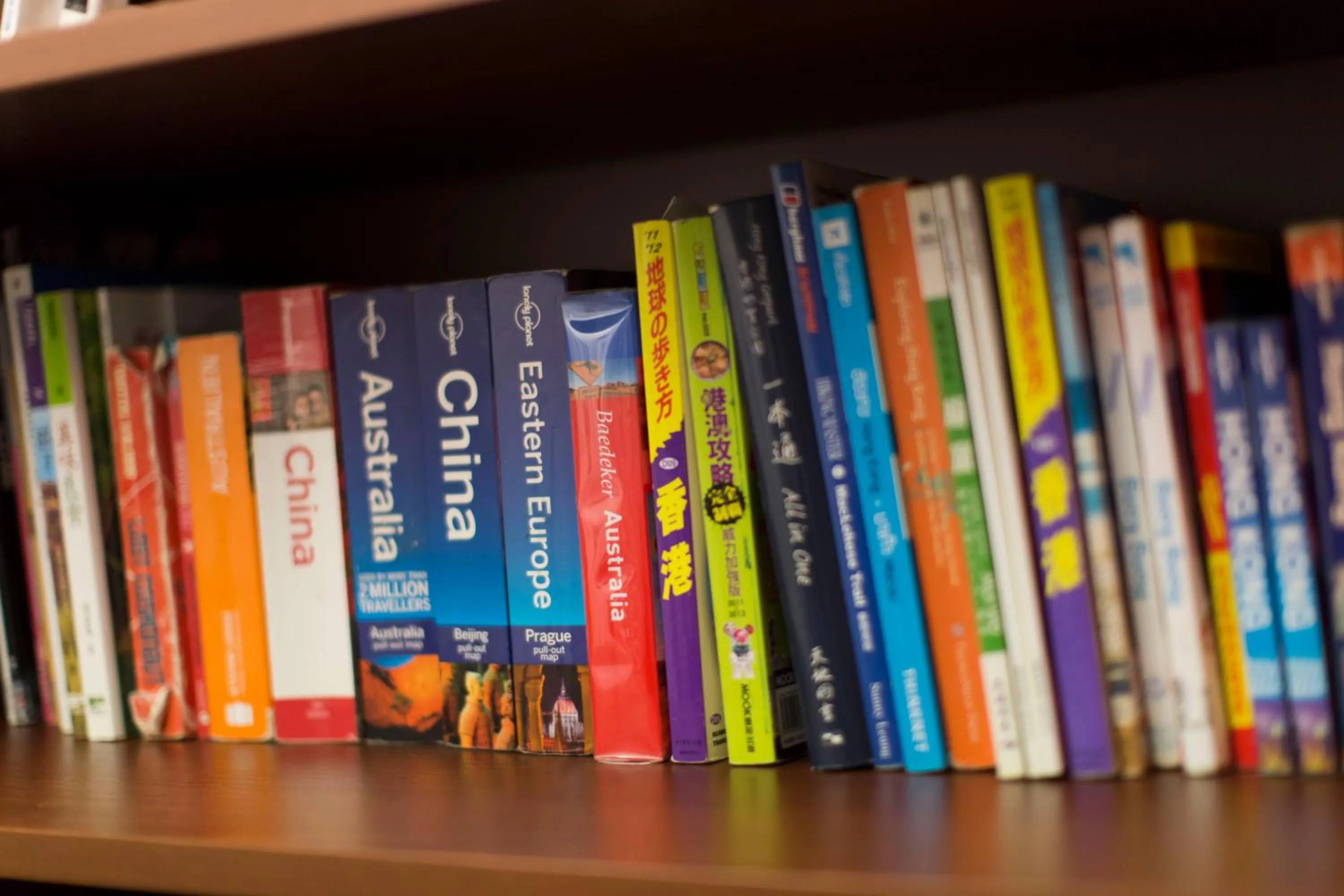 Library in Check Inn HK