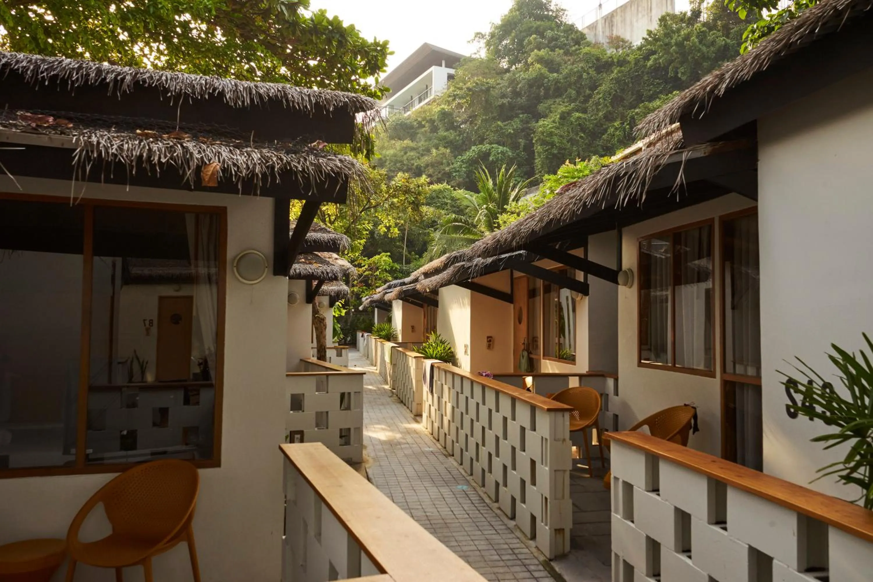 Patio in Escape Beach Resort - New Look & Improved