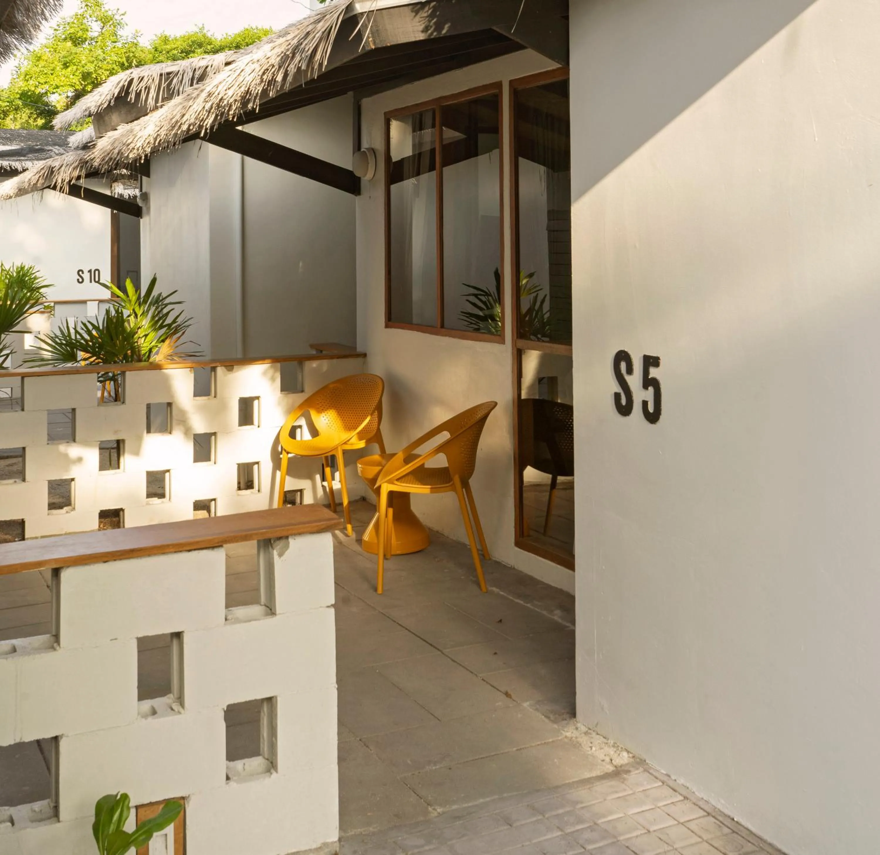 Patio in Escape Beach Resort - New Look & Improved