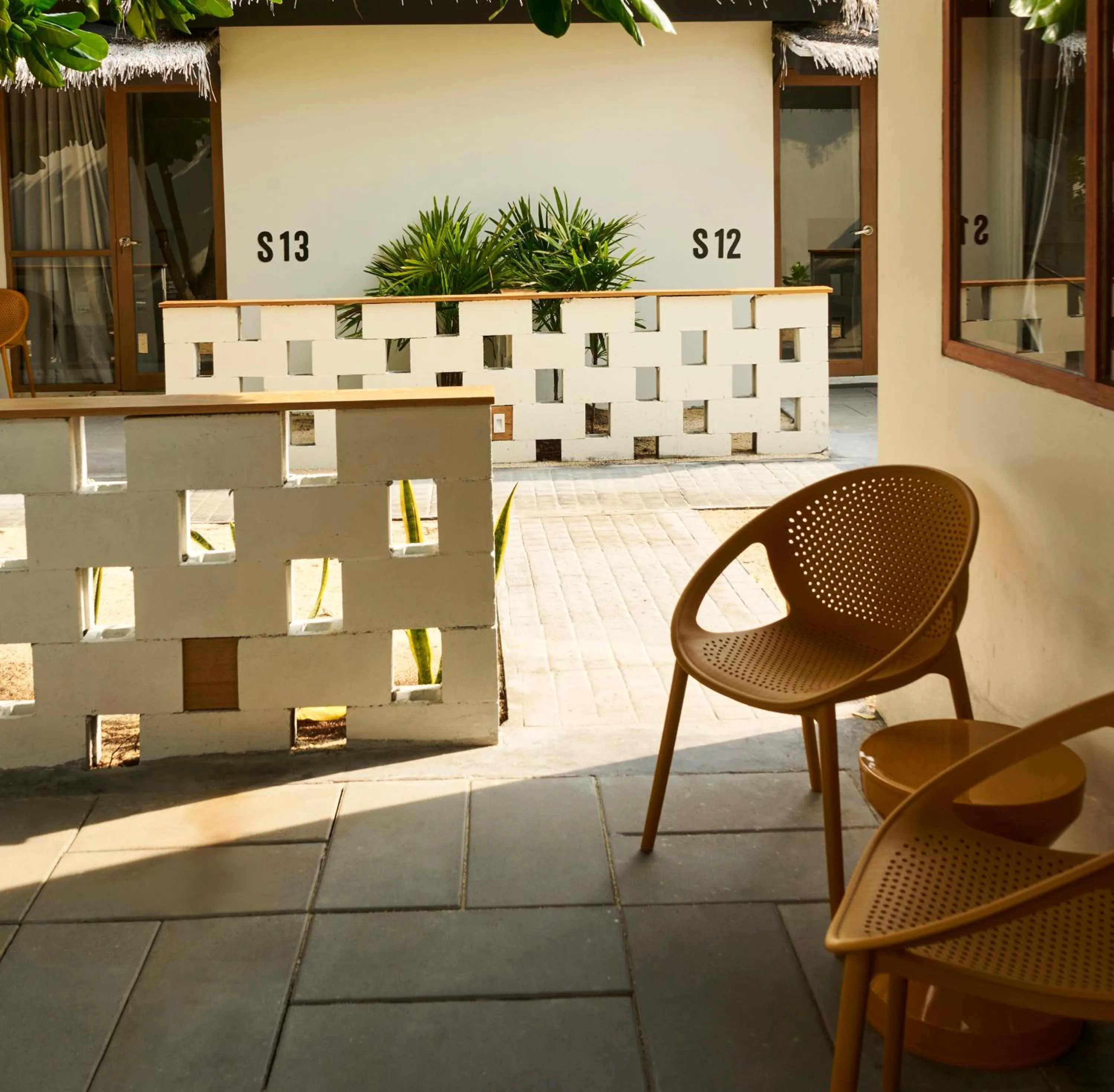 Patio in Escape Beach Resort - New Look & Improved