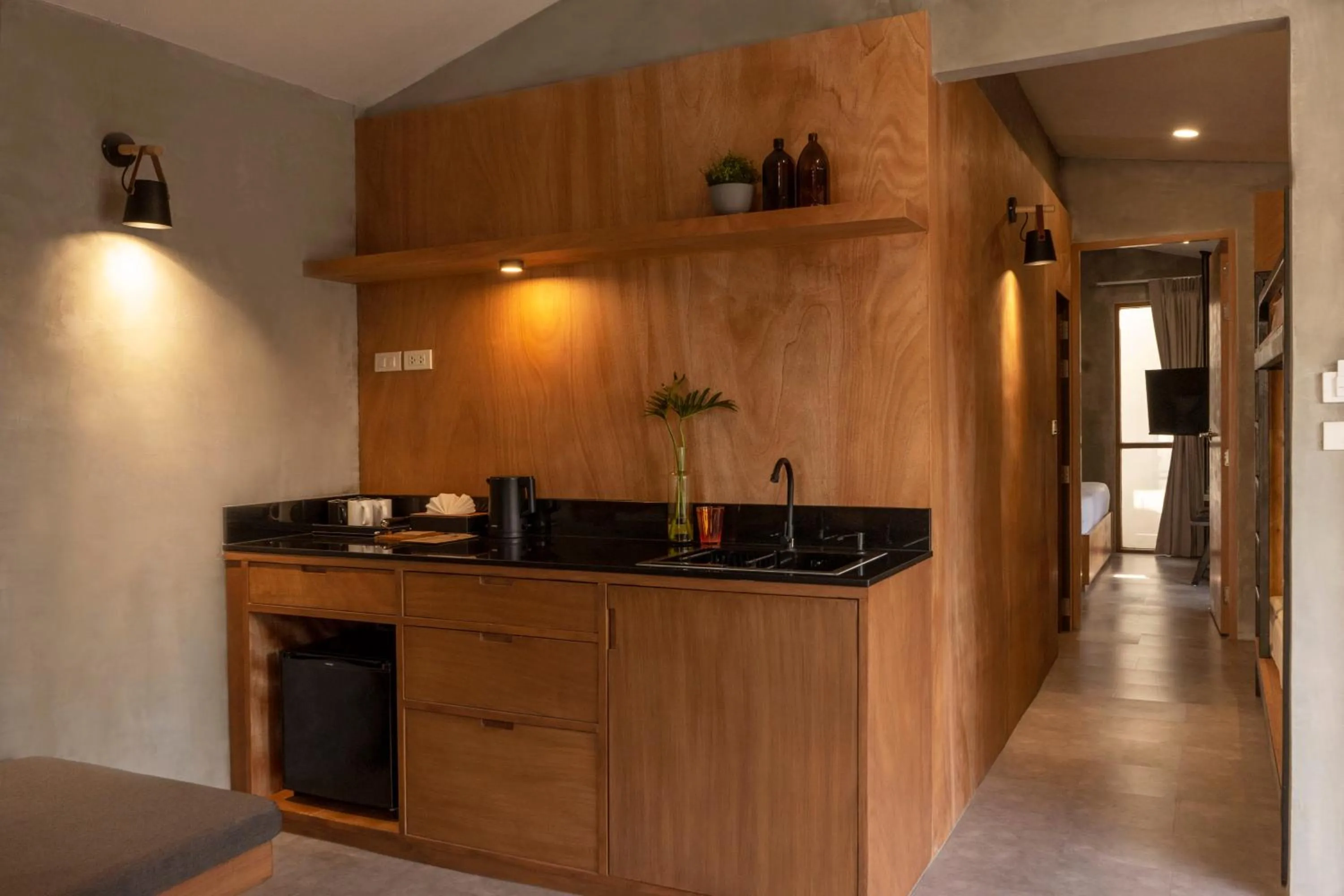 Kitchen or kitchenette in Escape Beach Resort - New Look & Improved