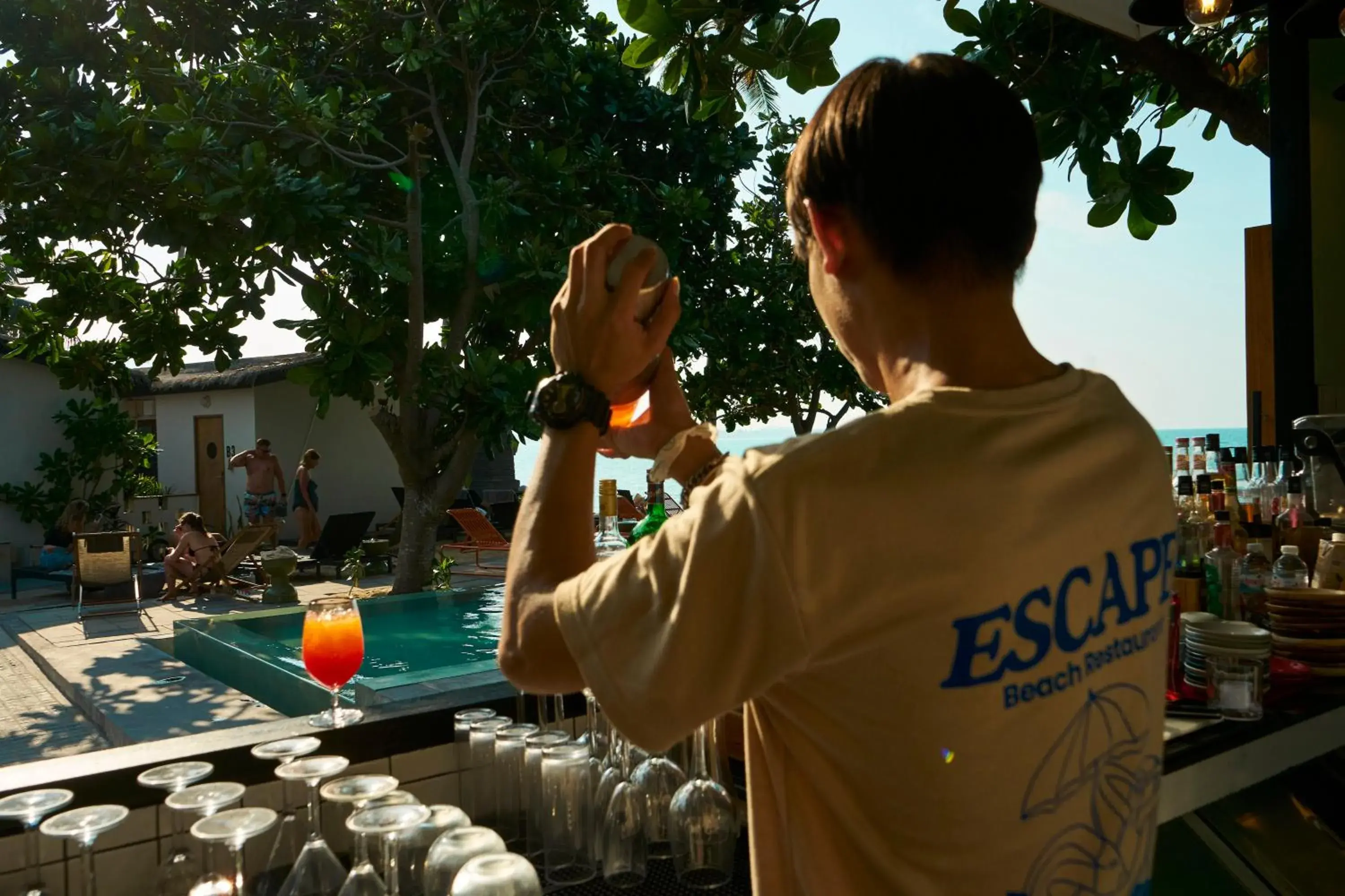 Lounge or bar in Escape Beach Resort - New Look & Improved Lounge or bar in Escape Beach Resort - New Look & Improved