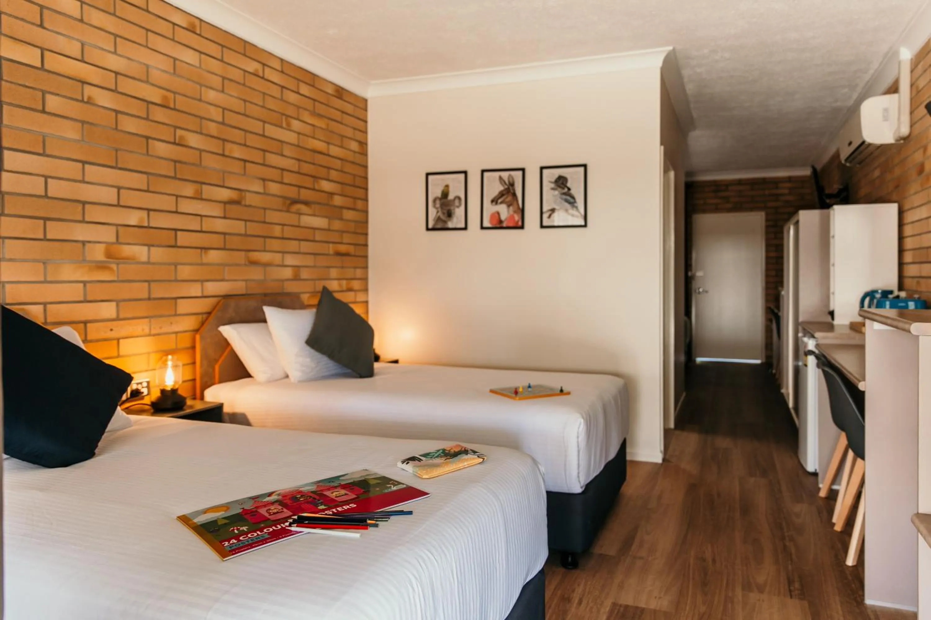 Bed in Oasis Motor Inn Blackall