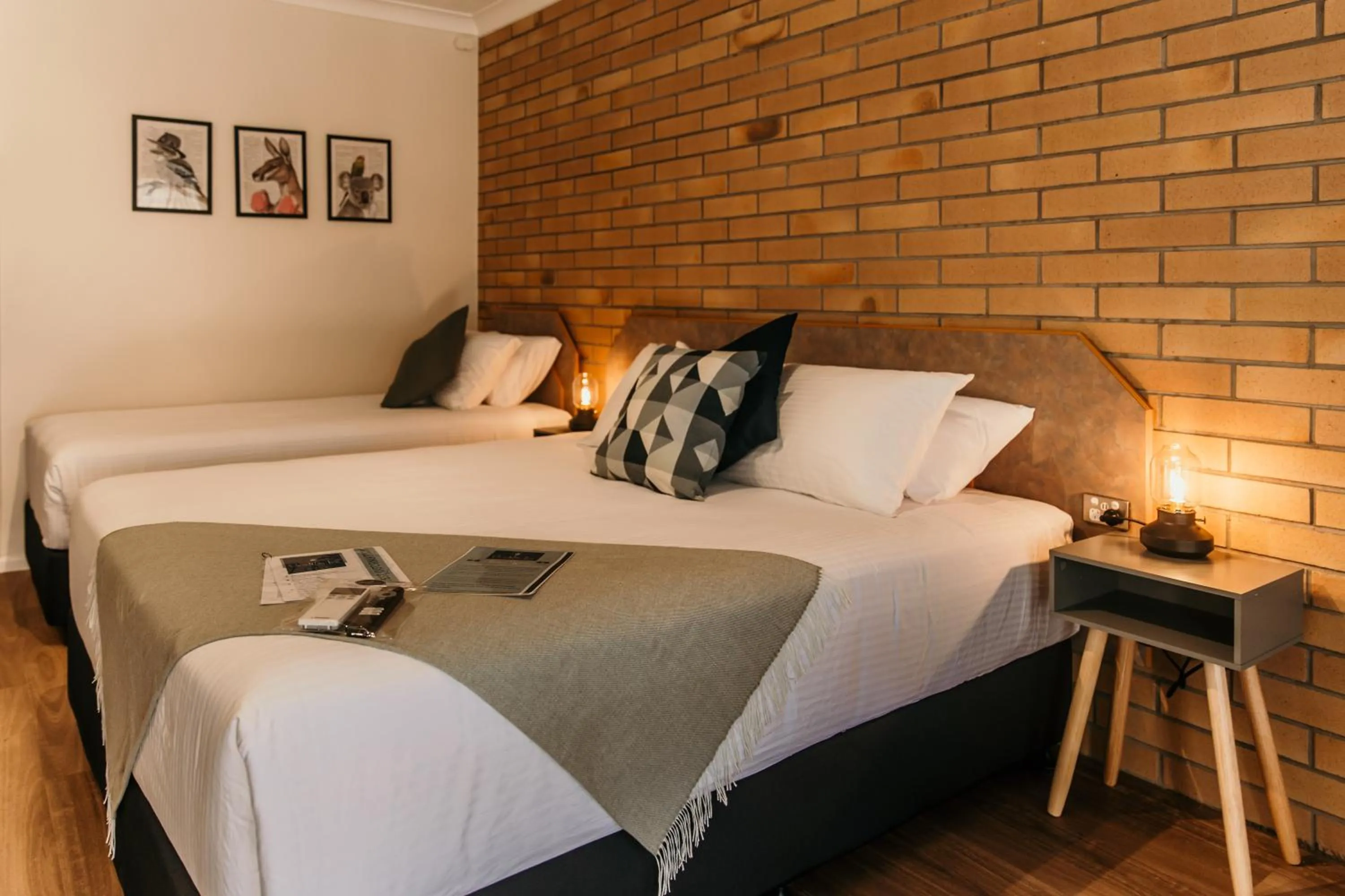 Bed in Oasis Motor Inn Blackall