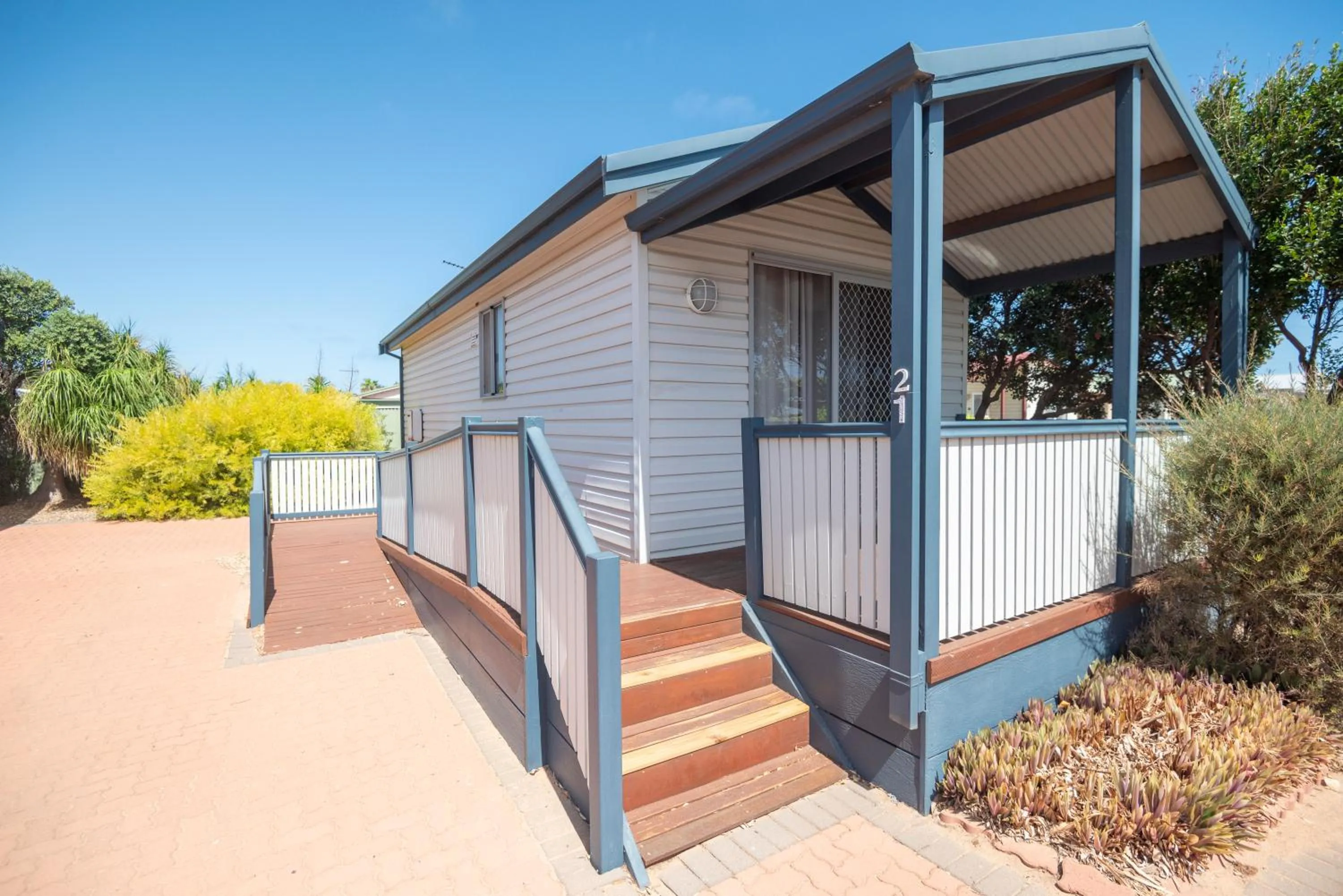 Property building in Belair Gardens Caravan Park
