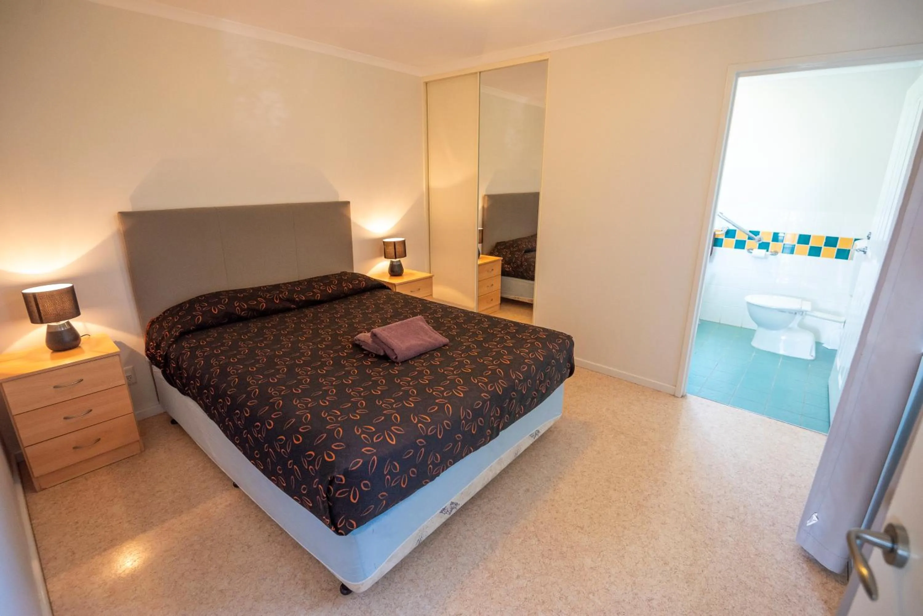 Bed in Belair Gardens Caravan Park