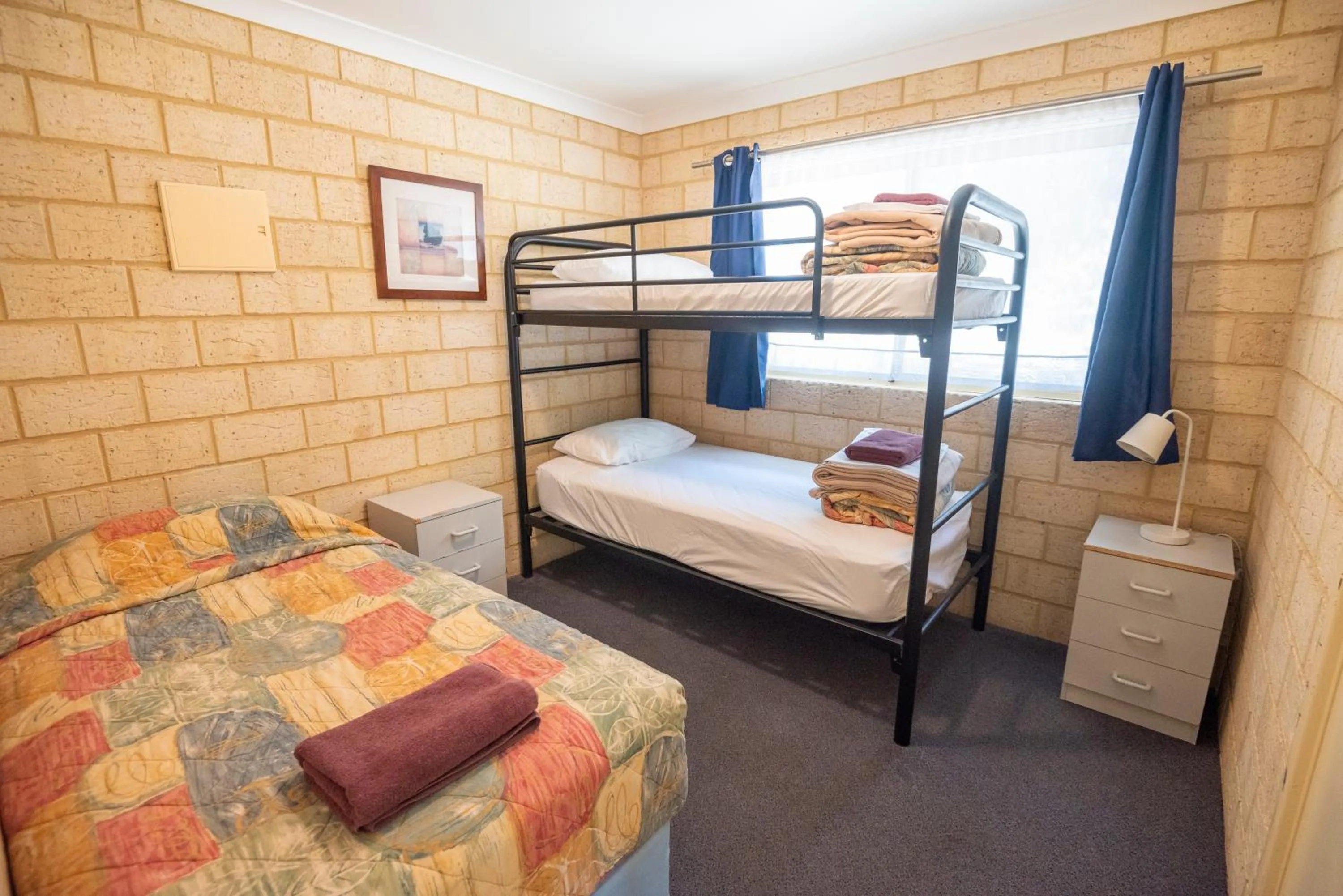 Bed in Belair Gardens Caravan Park