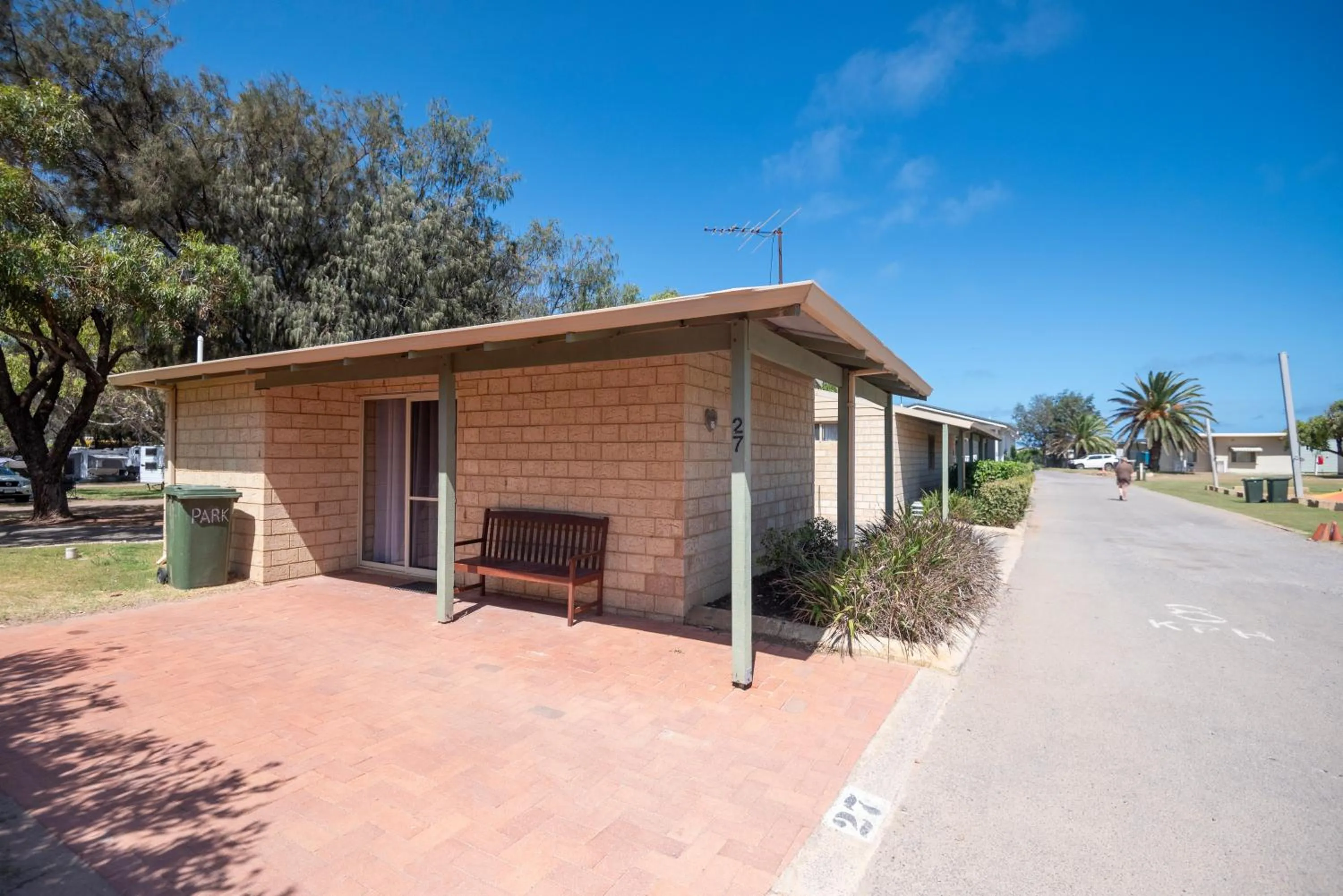 Property building in Belair Gardens Caravan Park