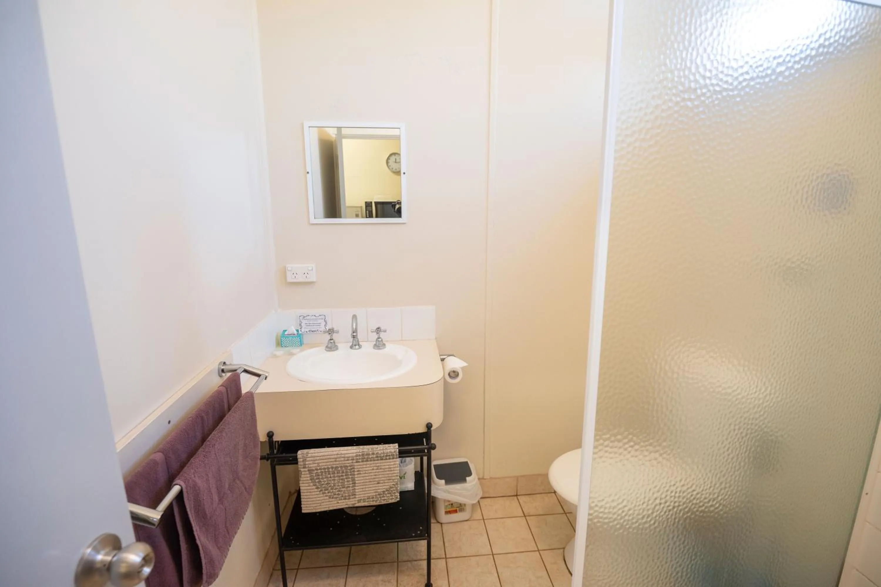 Bathroom in Belair Gardens Caravan Park