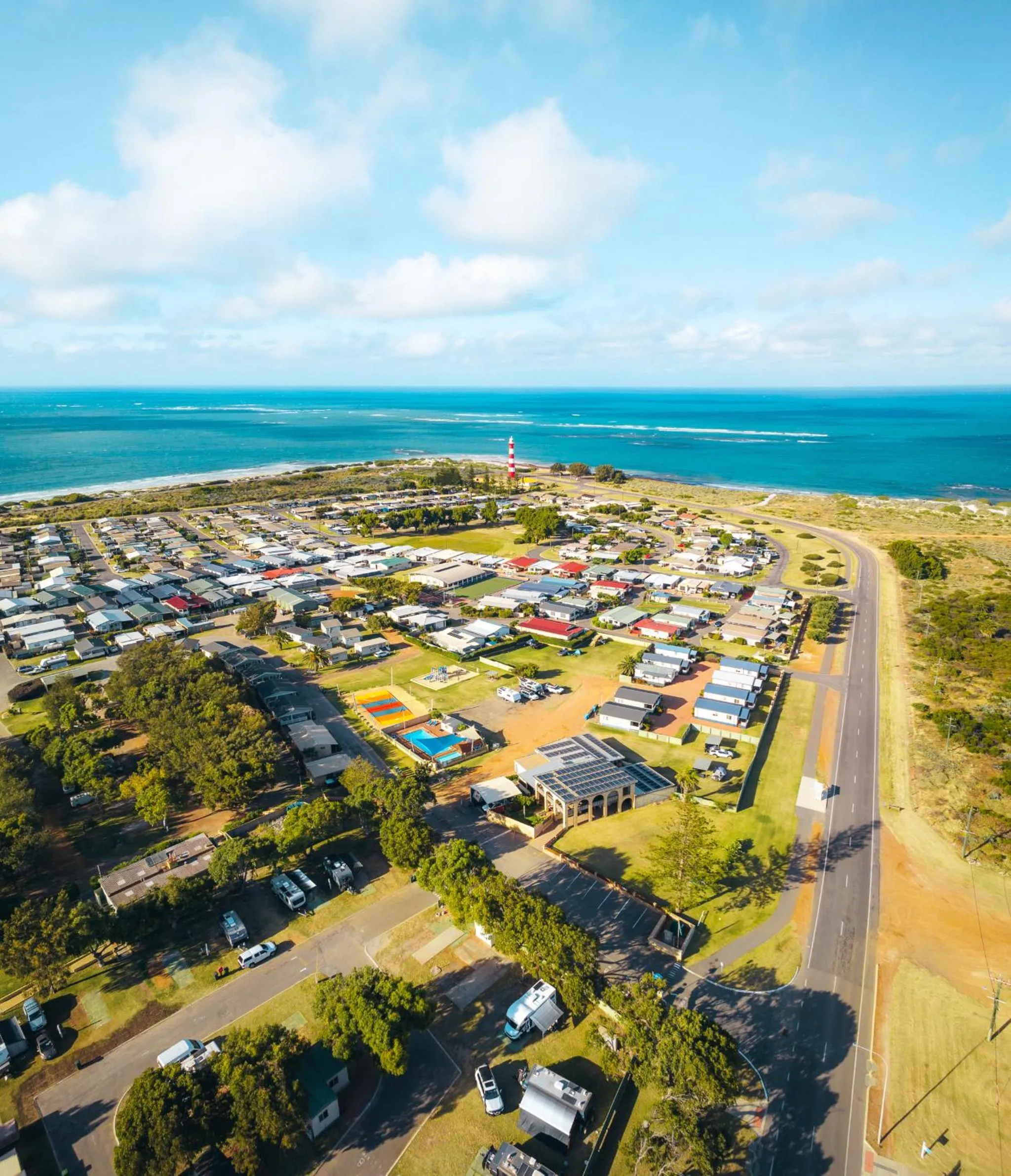 Bird's eye view in Belair Gardens Caravan Park
